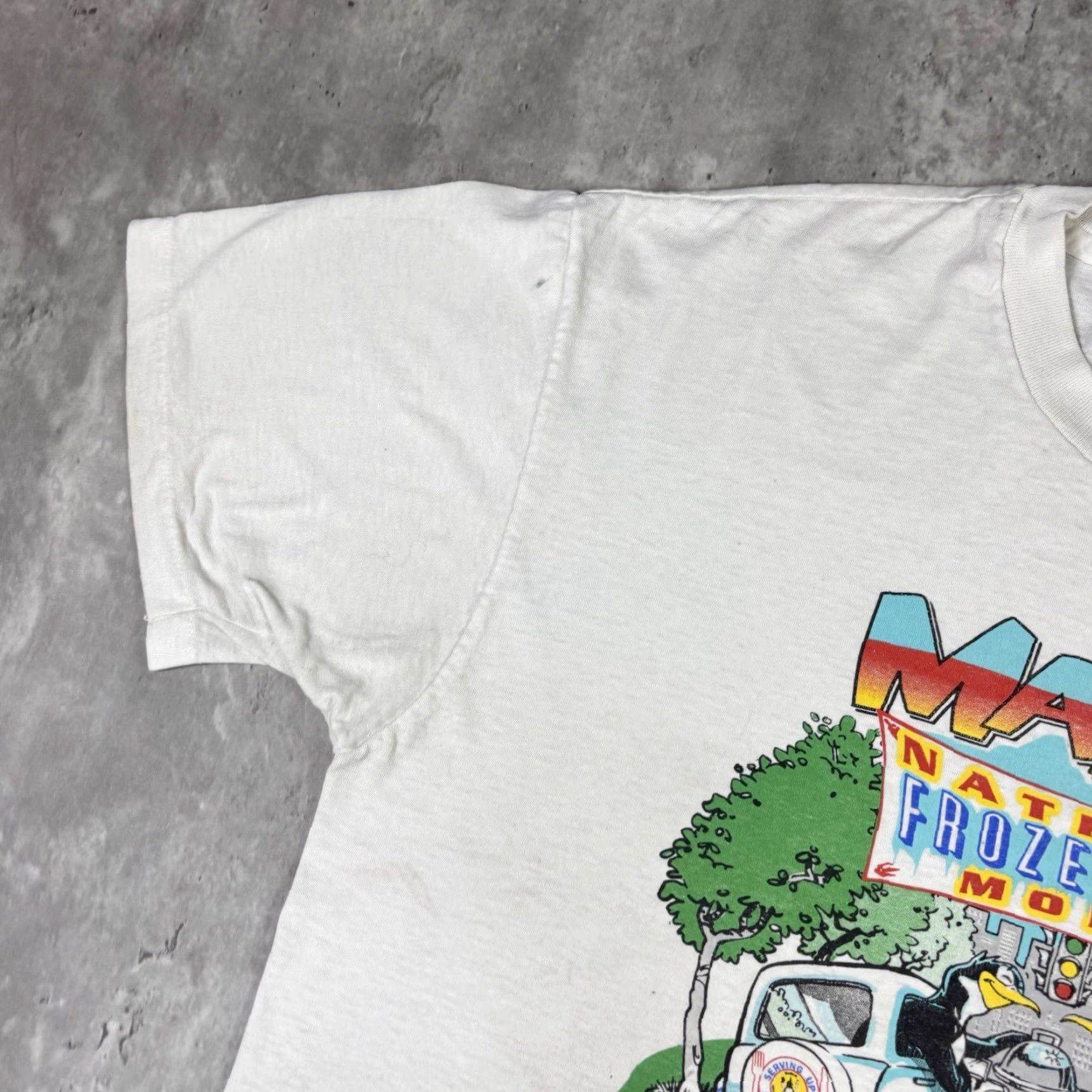 Hanes VINTAGE Hanes T-Shirt 90s Stitch White XL Mens Crew Neck Short Sleeve Size US XL / EU 56 / 4 - 6 Thumbnail