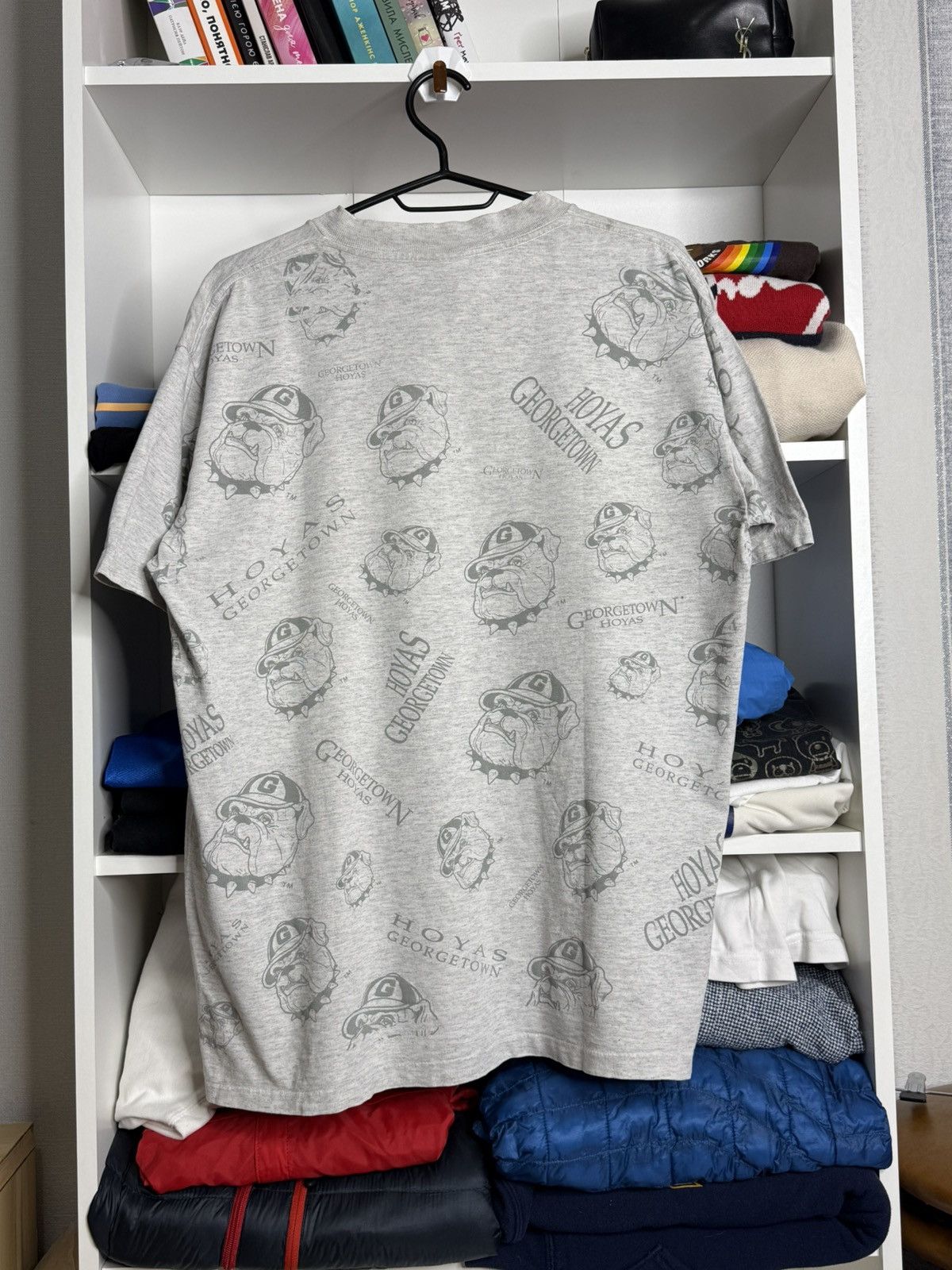 Other Vintage Georgetown Hoyas Active Image 1991 tshirt size L Size US L / EU 52-54 / 3 - 14 Thumbnail