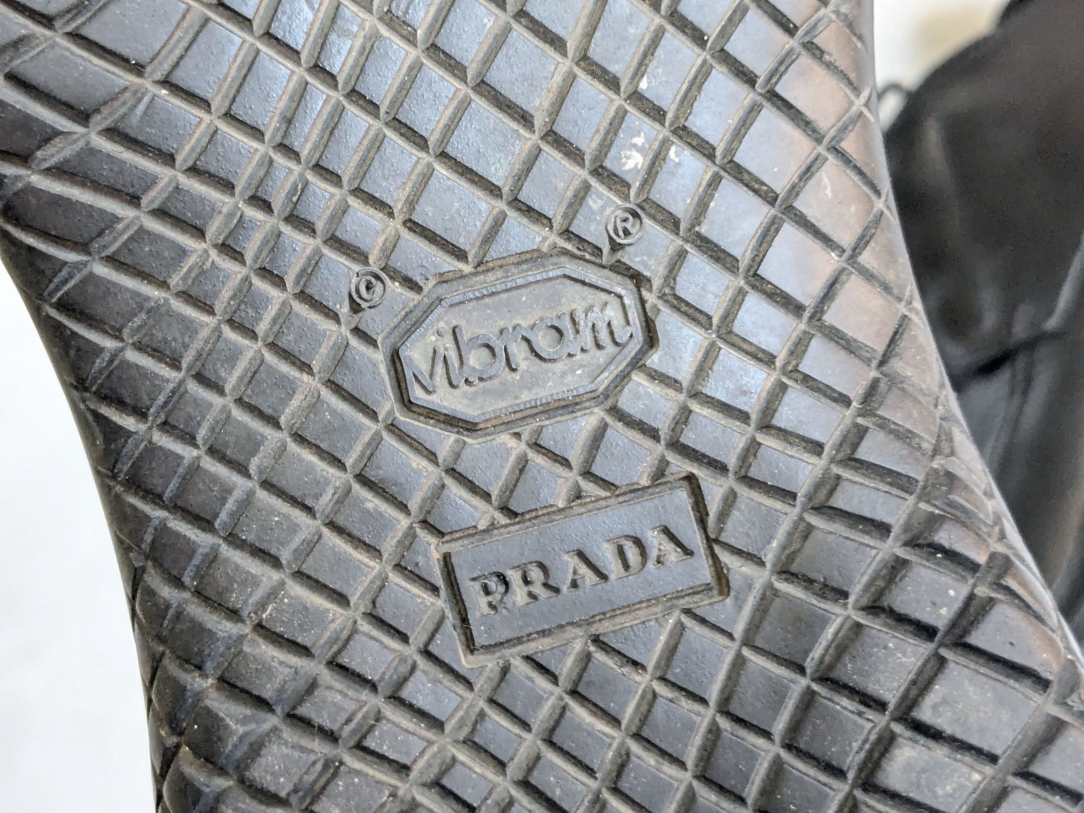 Prada Prada Hiking Sneakers Black 9.5 Leather Vibram Y2K Size US 9.5 / EU 42-43 - 15 Thumbnail