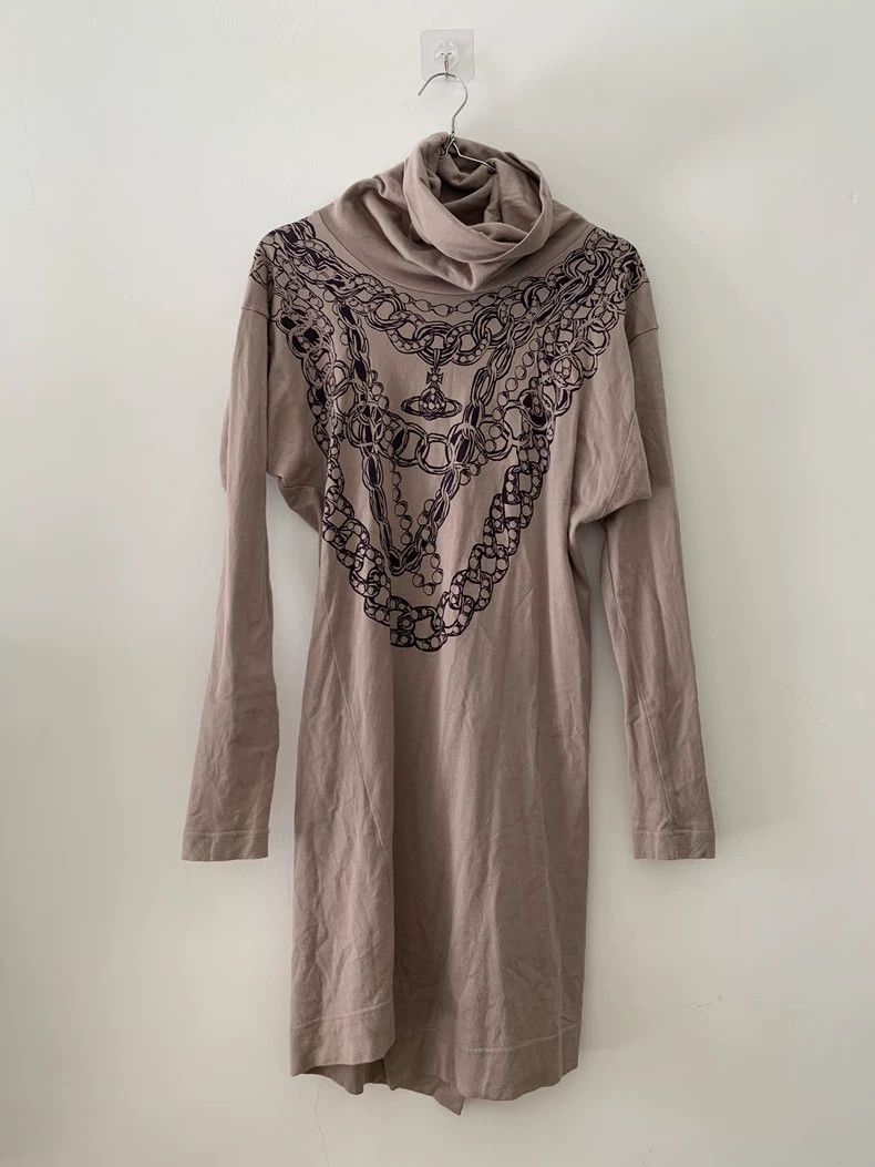 Vivienne Westwood Vivienne Westwood A beige chain dress Size M / US 6-8 / IT 42-44 - 5 Thumbnail