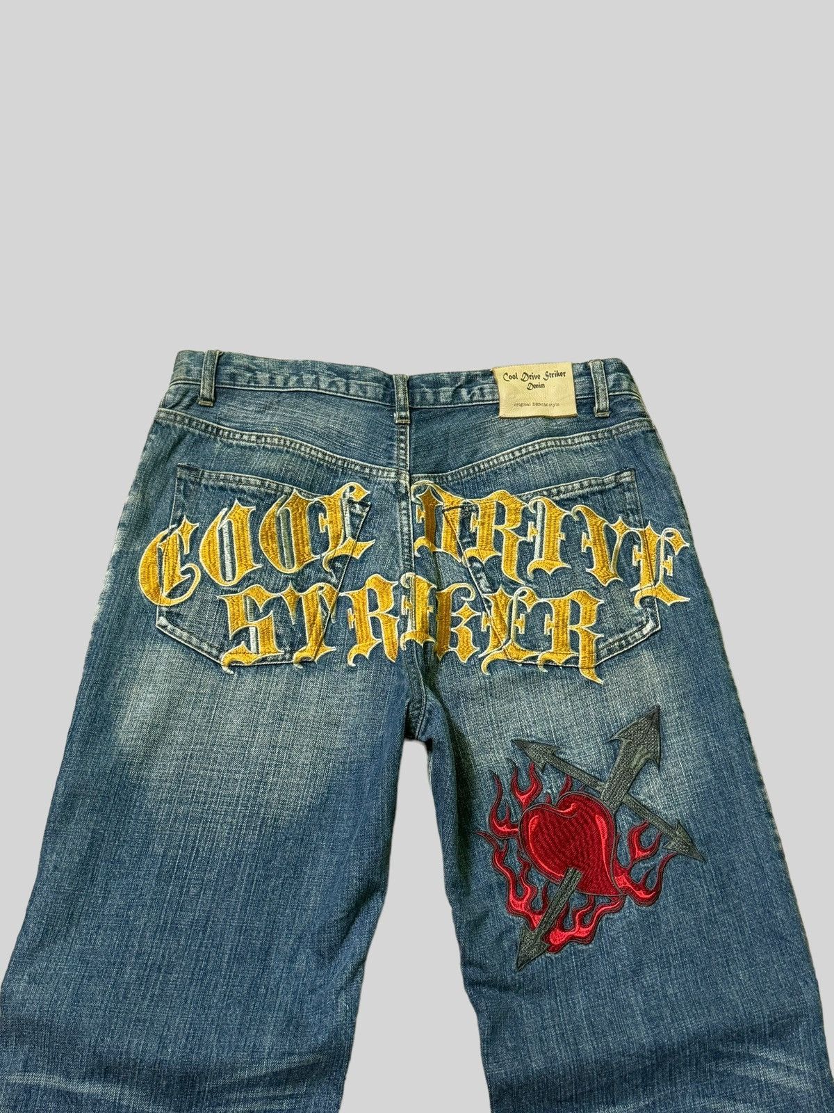 If Six Was Nine VINTAGE COOL DRIVE STRIKER EMBROIDERY LOGO DENIM Size US 32 / EU 48 - 9 Thumbnail