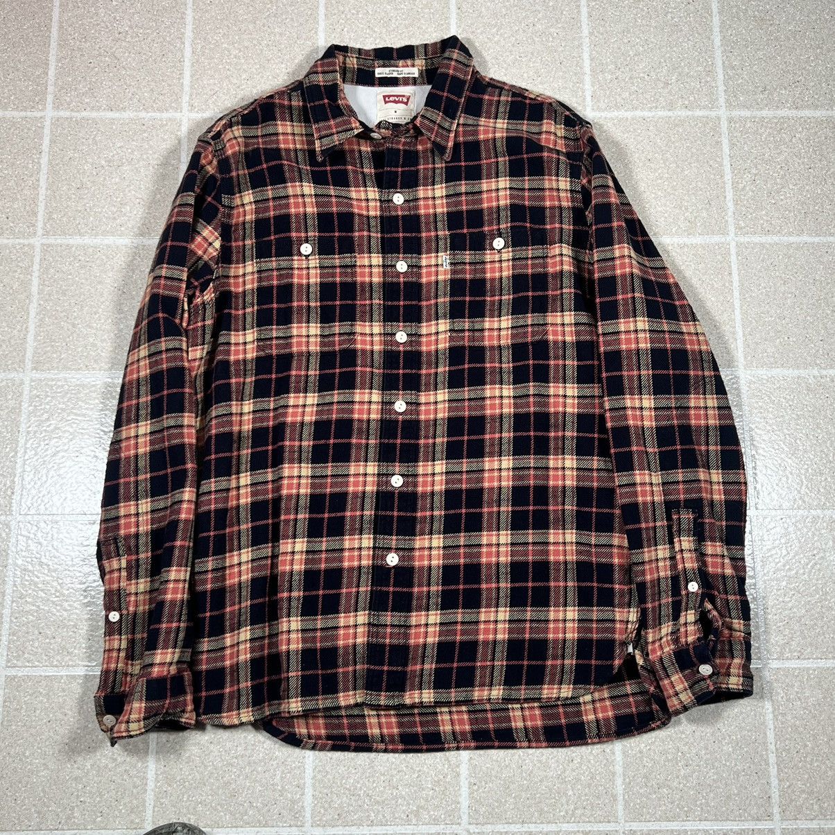 Levi's × Levi's Made & Crafted × Levi's Vintage Clothing Levis Western Lumberjack Flannel Shirt Long Sleeve Plaid Size US M / EU 48-50 / 2 - 1 Thumbnail