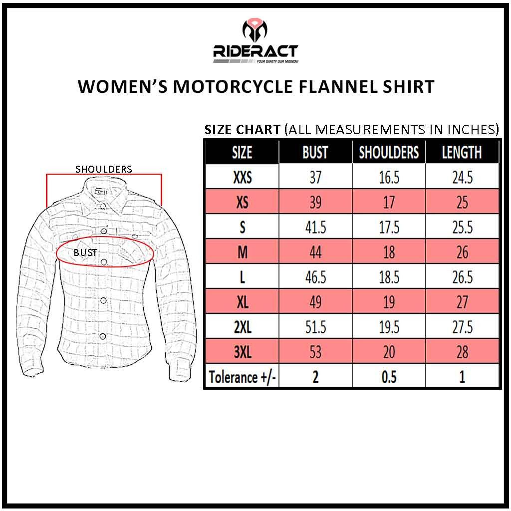 Other RIDERACT® Women's Motorcycle Shirt Flannel PInk & Black Size S / US 4 / IT 40 - 7 Thumbnail