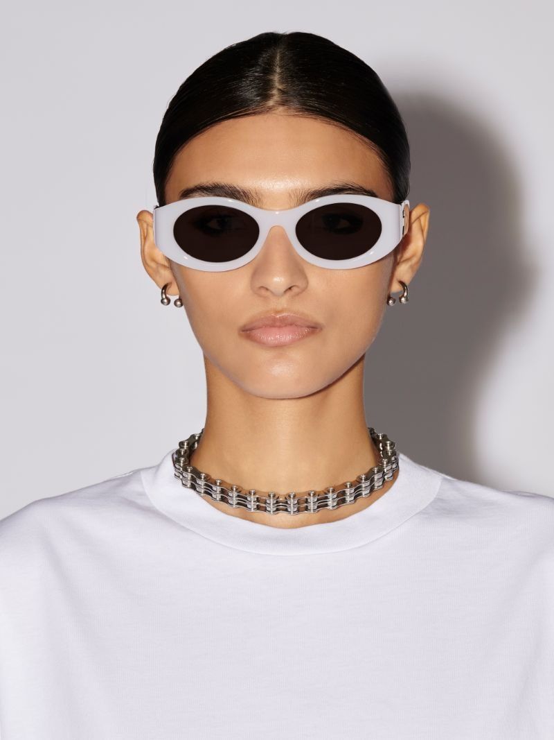 Ambush Design Ambush Bike Chain Choker In Silver Necklace Size ONE SIZE - 4 Thumbnail