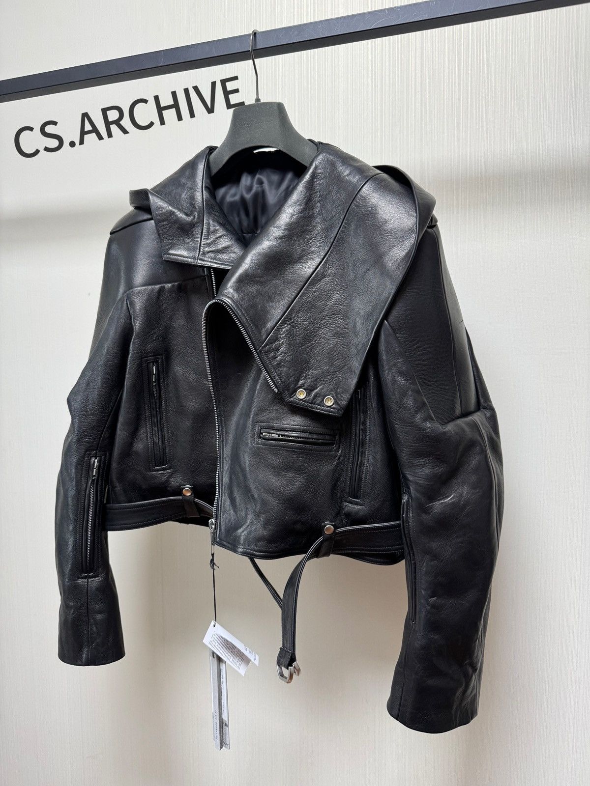 Rick Owens Rick owens SS25 CROPPED HOODED STOOGES | Grailed