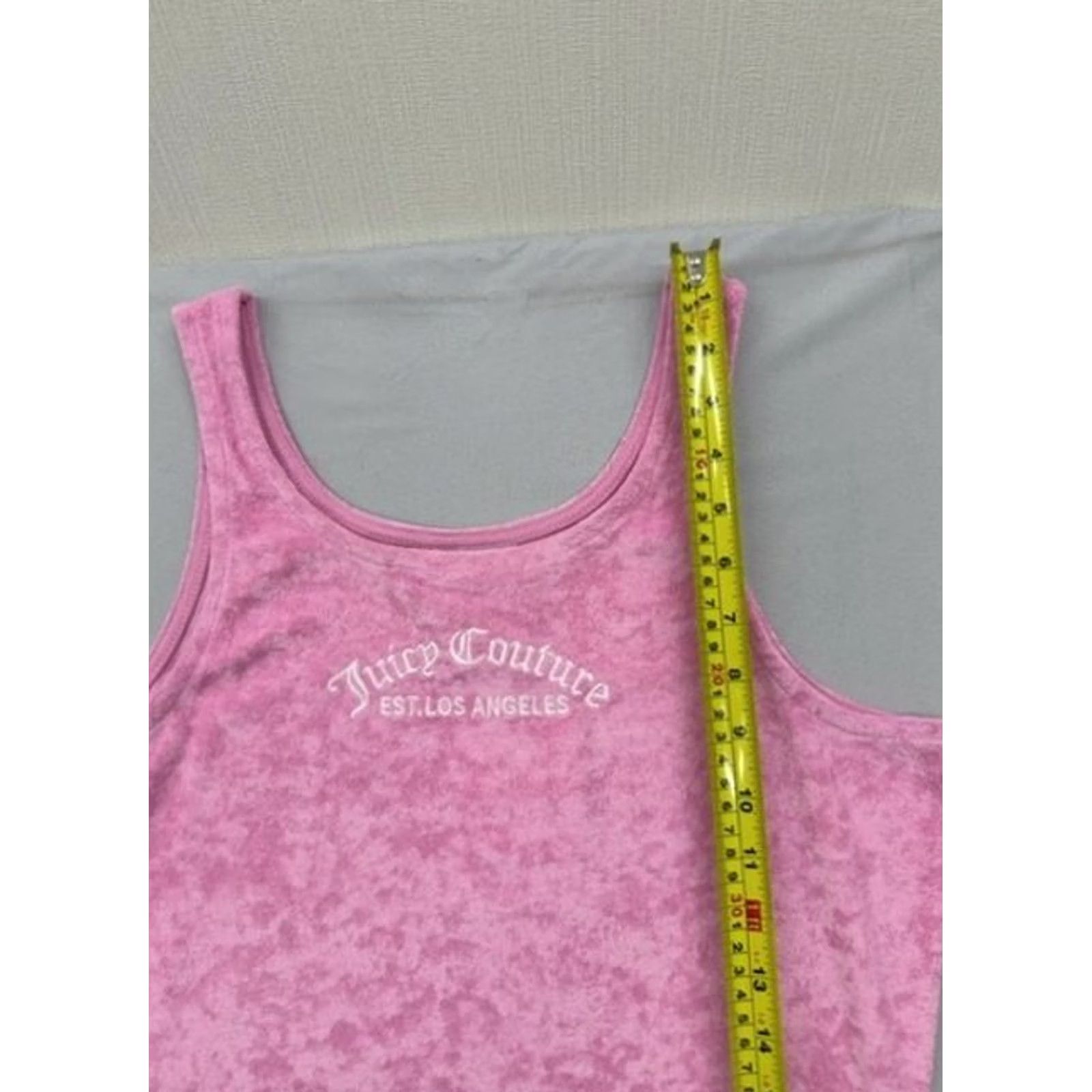 Juicy Couture Juicy Couture Pink Tank Dress M Terry Scoop Neck Women Casual Size M / US 6-8 / IT 42-44 - 7 Thumbnail