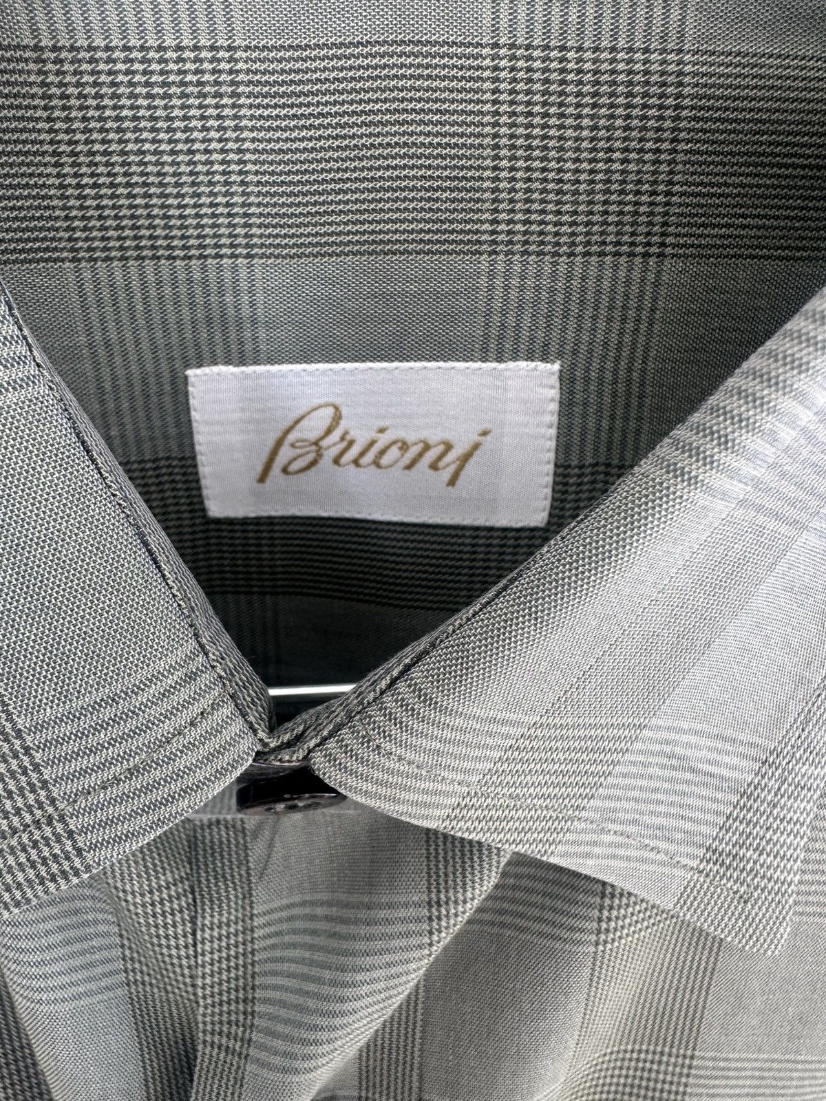 Brioni Brioni Sage Shirt – Made in Italy – Mother of Pearl Size US M / EU 48-50 / 2 - 1 Thumbnail