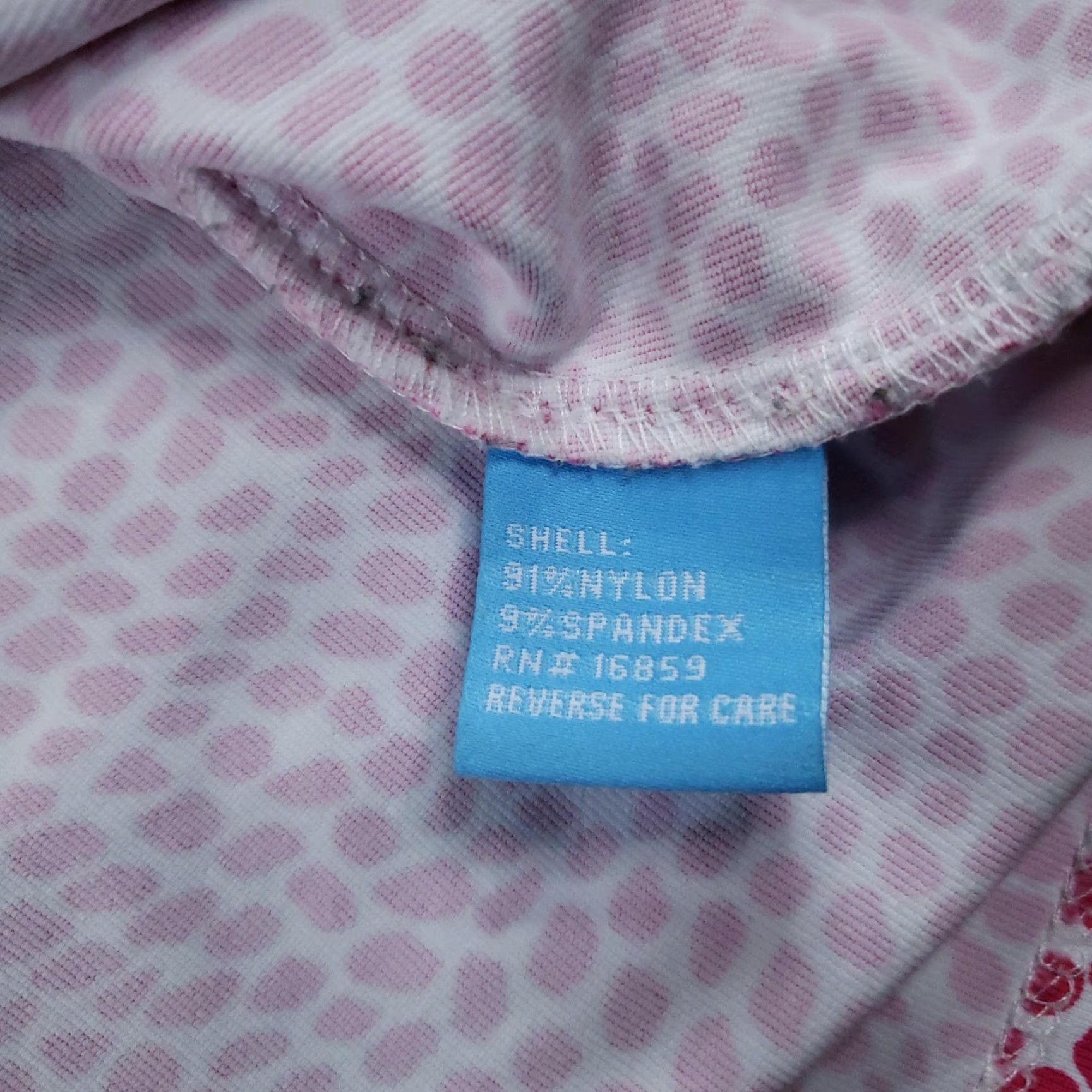 J.McLaughlin J. McLaughlin Shirt Womens Small Pink White Print 1/4 Zip Mock Neck Stretch Z Size S / US 4 / IT 40 - 7 Thumbnail