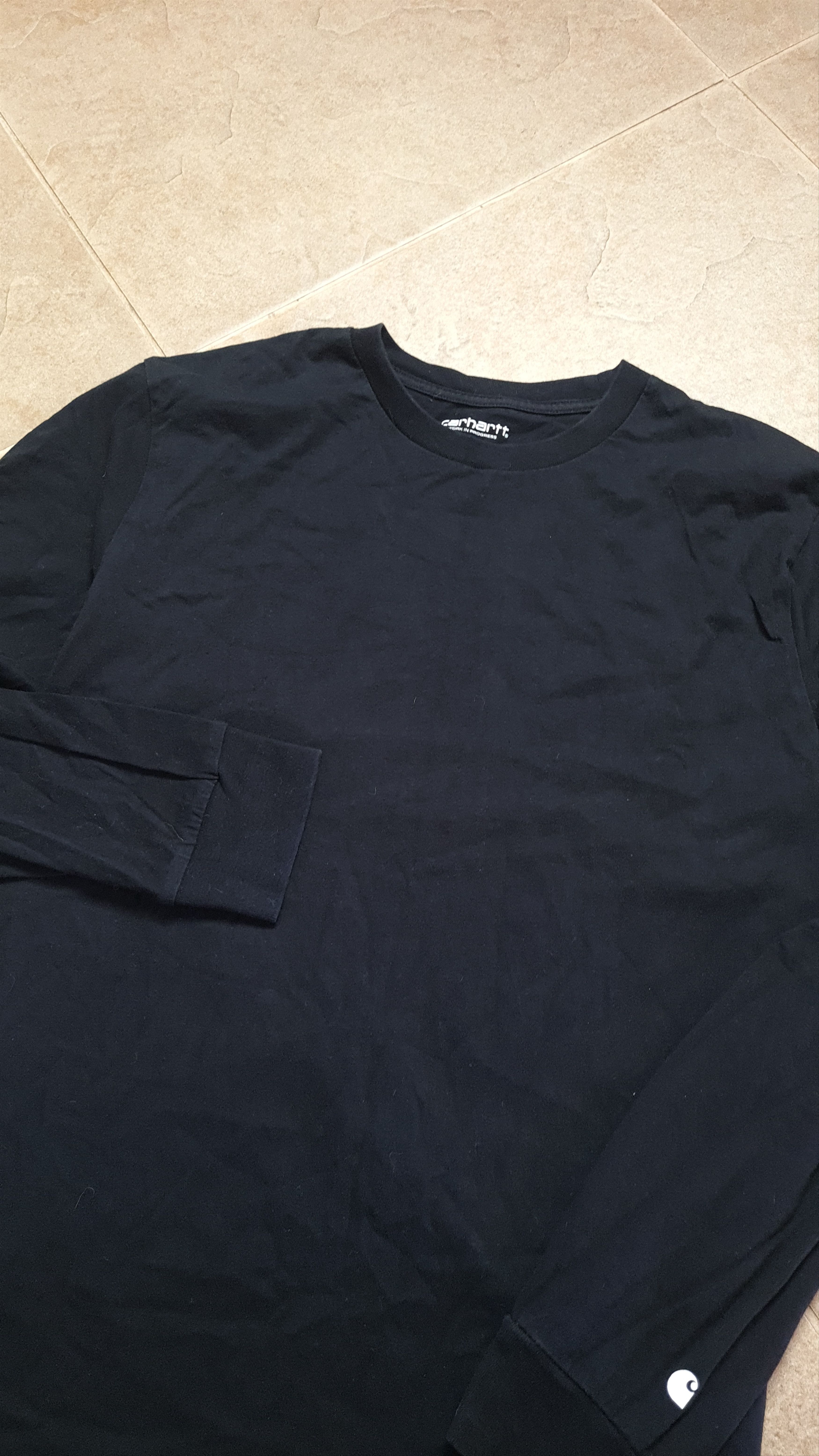 Carhartt Mens sweatshirt Carhartt Long Sleeve T-shirt Black Size M Size US M / EU 48-50 / 2 - 7 Thumbnail