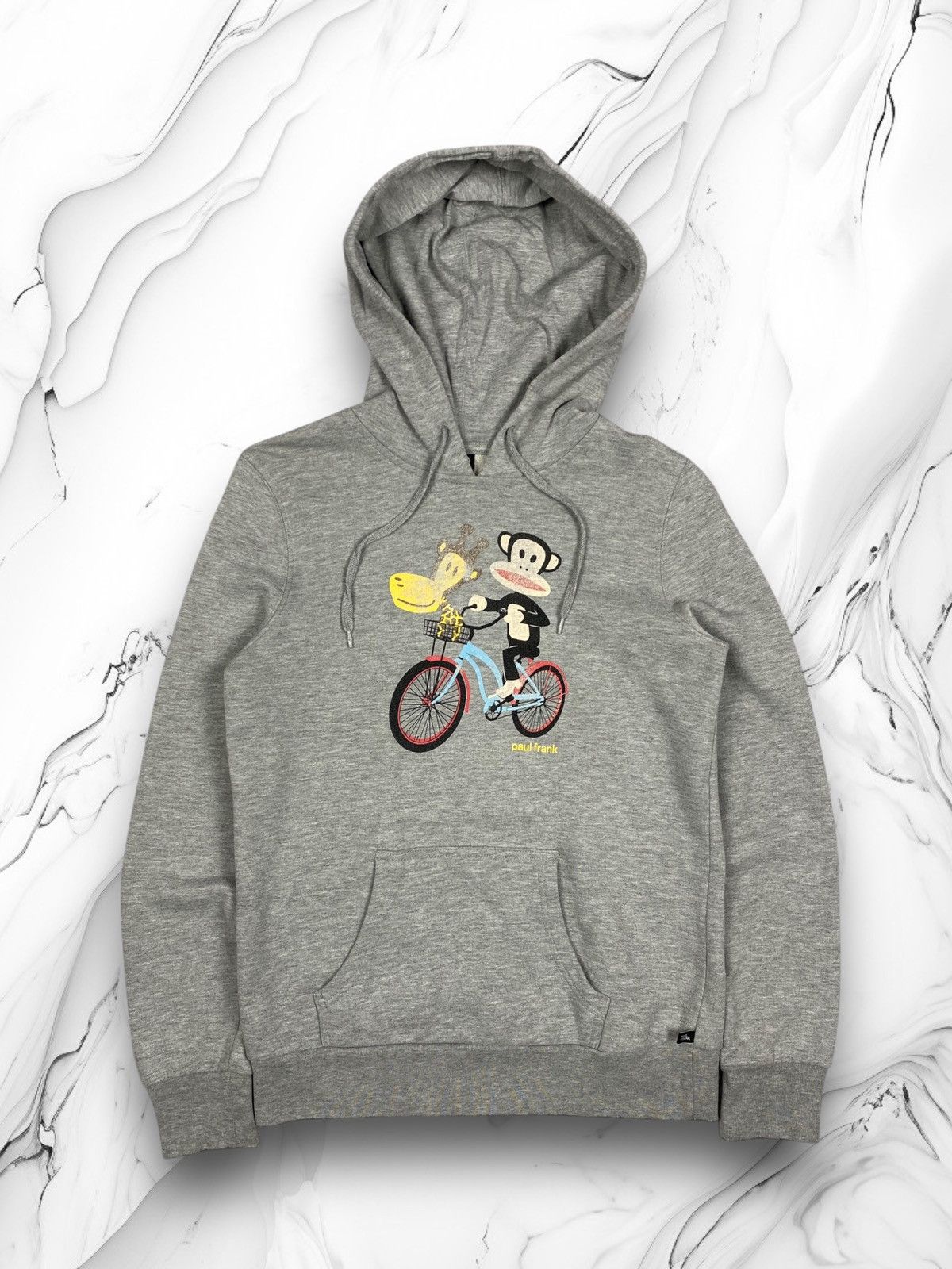 Vintage PAUL FRANK Crazy HOODIE Y2K Skat Cyber Cute Japanese