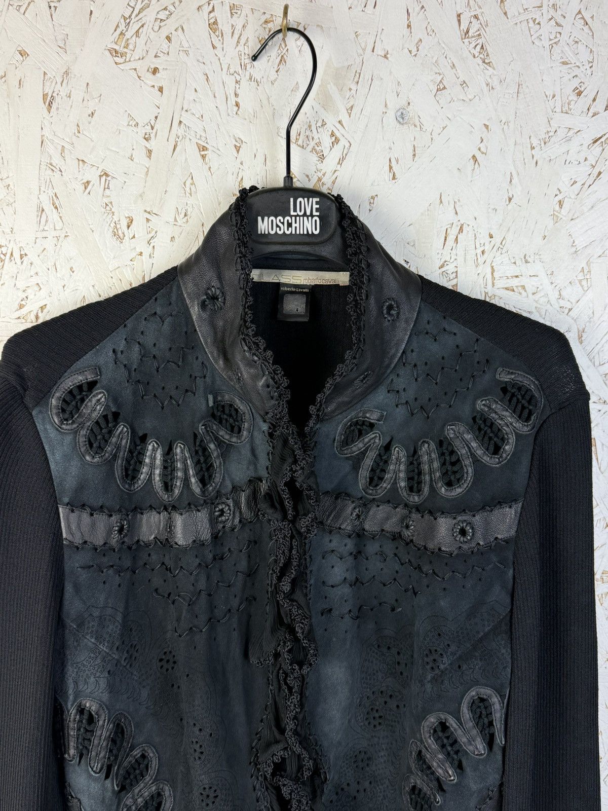 Roberto Cavalli Vintage Cavalli Class Roberto Archive Leather Button Up Size L / US 10 / IT 46 - 2 Thumbnail