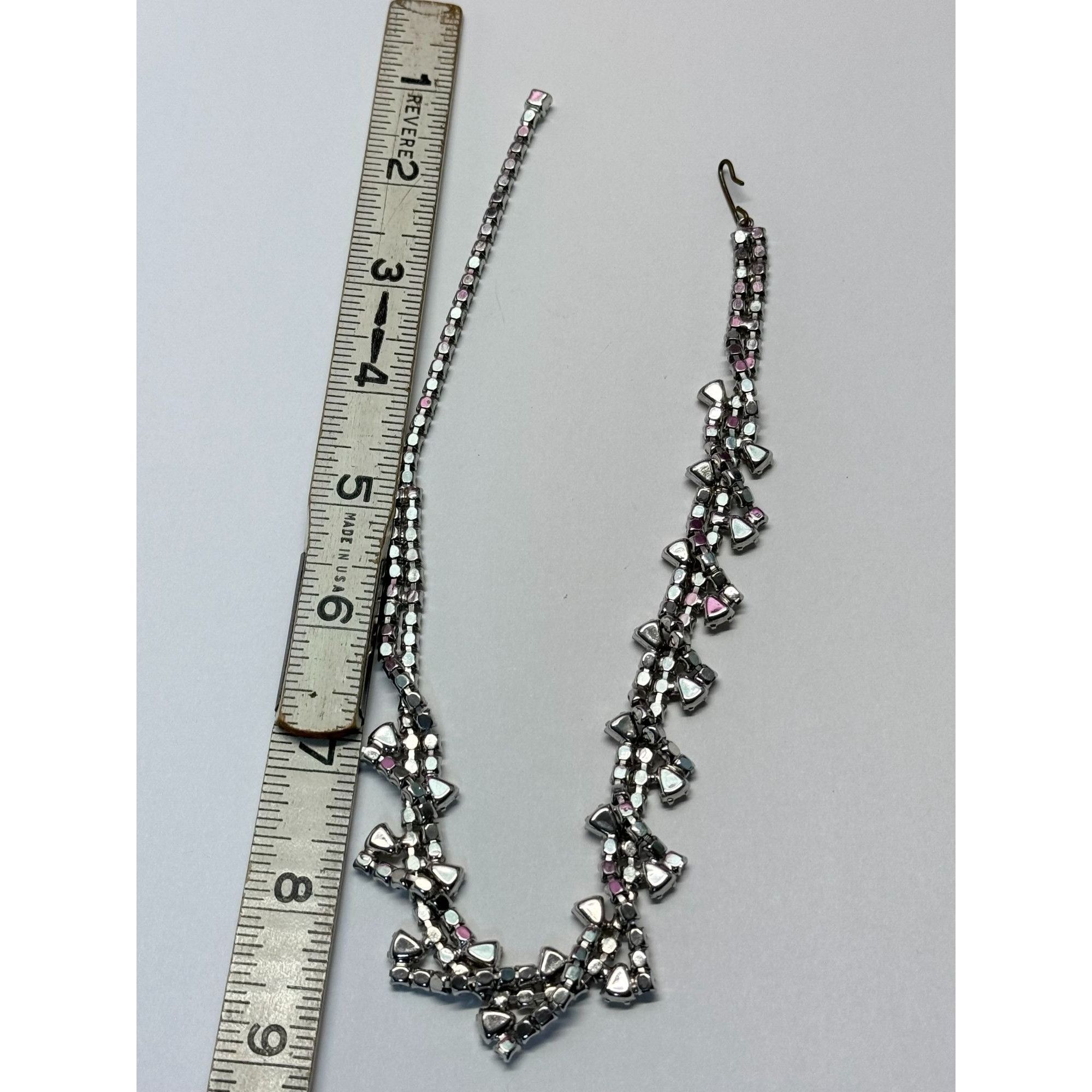 Vintage Vintage twisted rhinestone collar necklace Size ONE SIZE - 5 Thumbnail