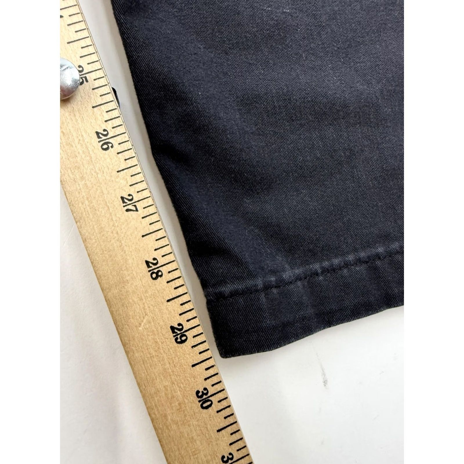 Dickies Dickies Pants Mens 36x29 Black Skinny Straight Canvas Double Knee Workwear Size US 36 / EU 52 - 7 Thumbnail