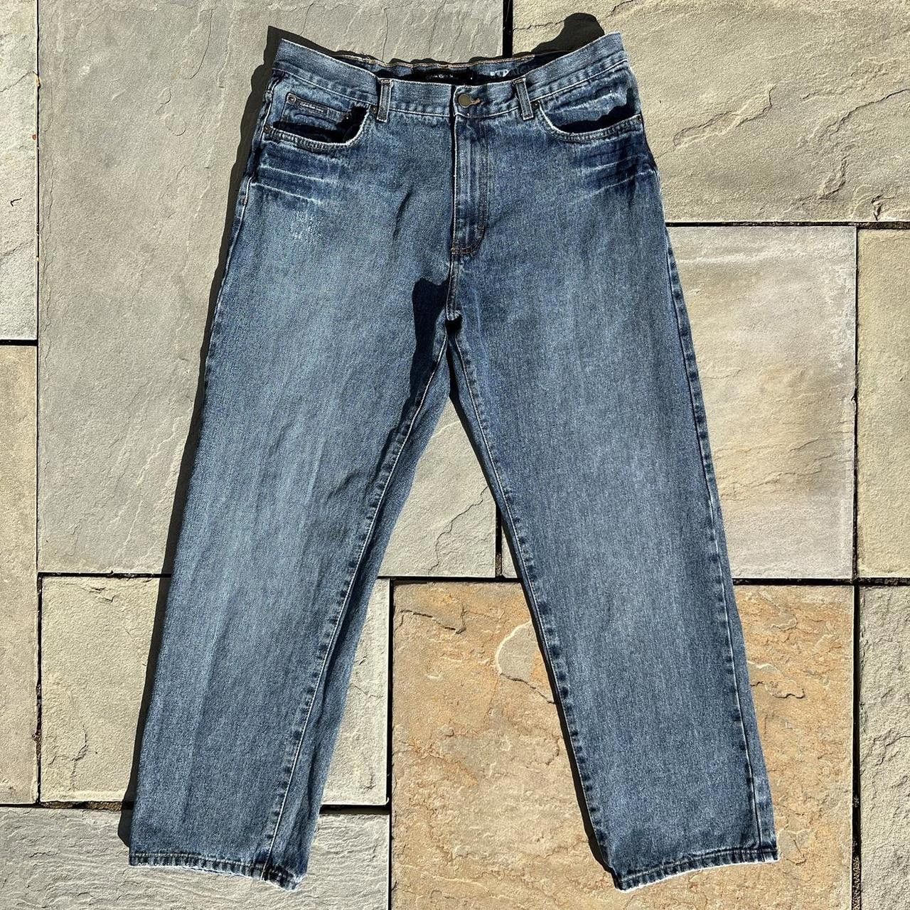 Calvin Klein Y2K Calvin Klein Distressed Relaxed Fit Jeans Size US 36 / EU 52 - 1 Thumbnail