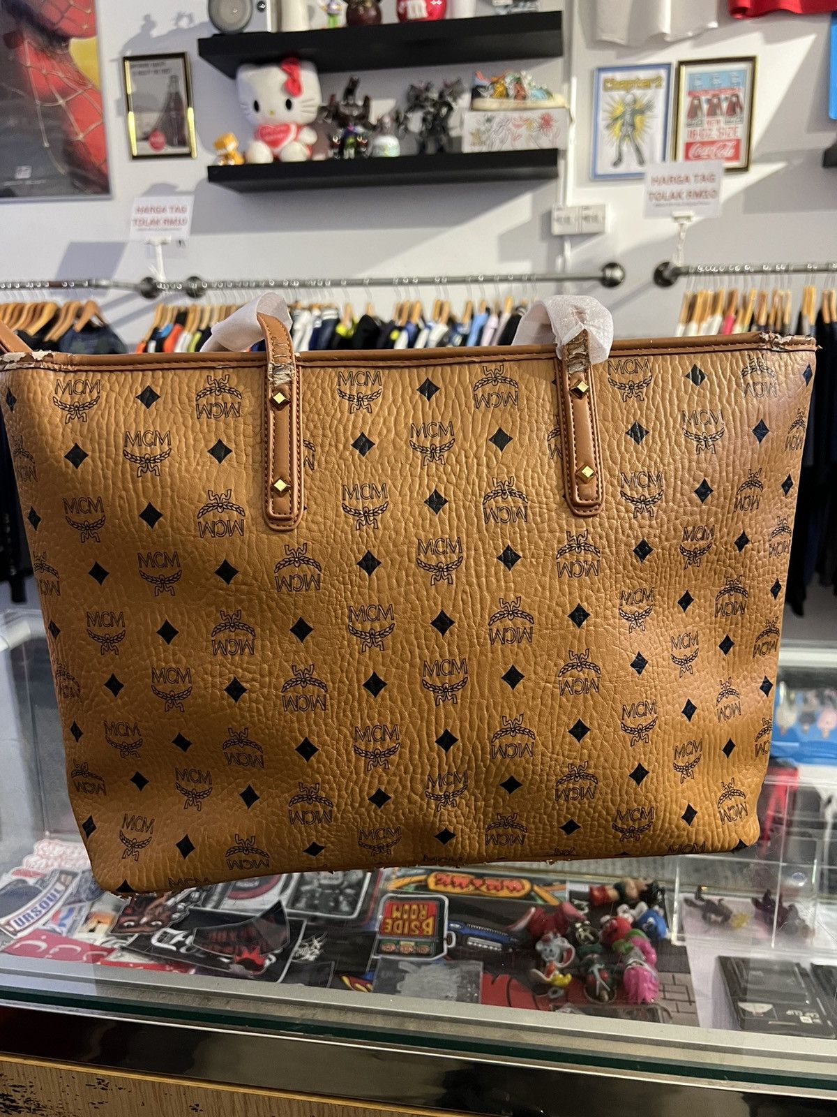 MCM MCM Top-Zip Shopper Tote Bag Size ONE SIZE - 2 Thumbnail