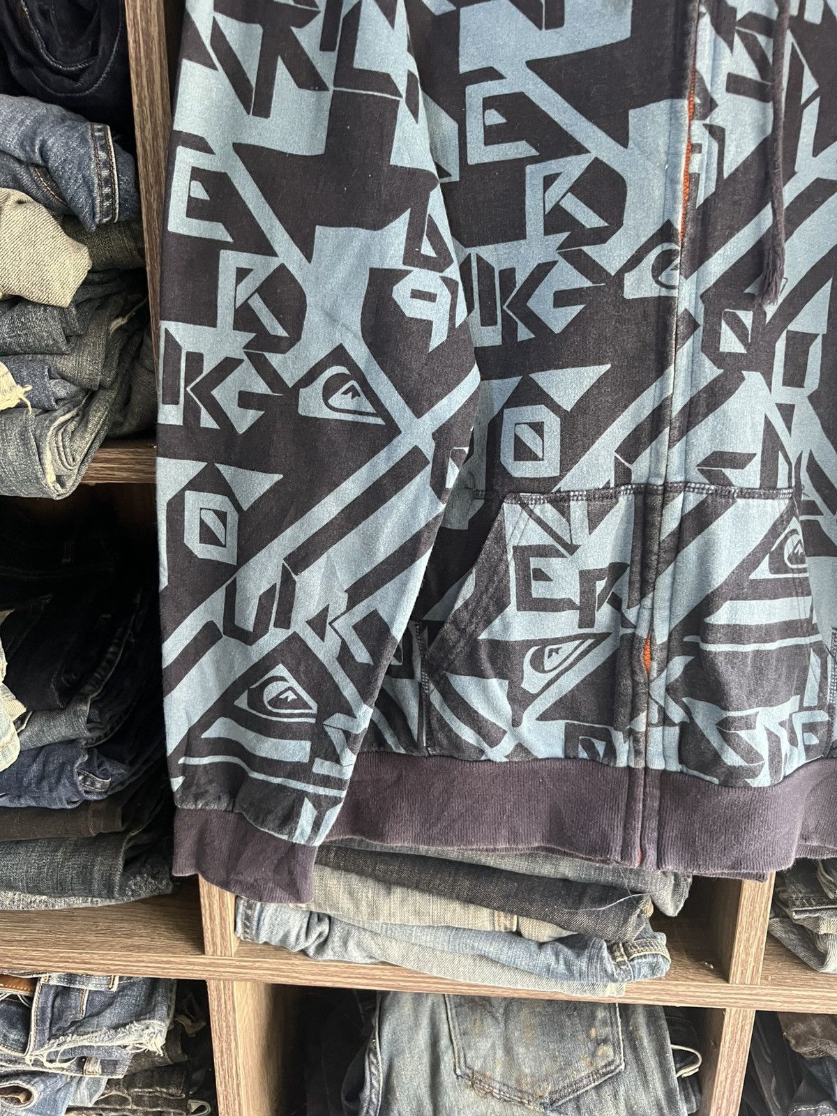 Quiksilver 🔥Quiksilver Fullprinted Zipper Hoodie Size US M / EU 48-50 / 2 - 6 Thumbnail