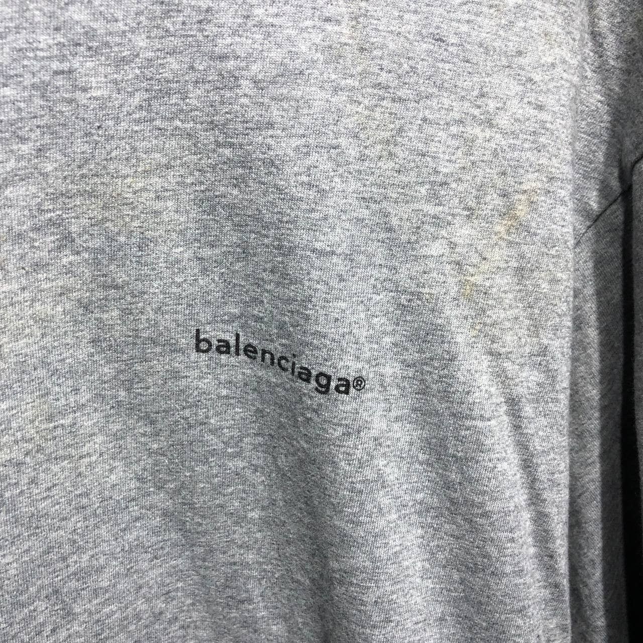 Balenciaga Balenciaga small logo tee Size US L / EU 52-54 / 3 - 3 Thumbnail
