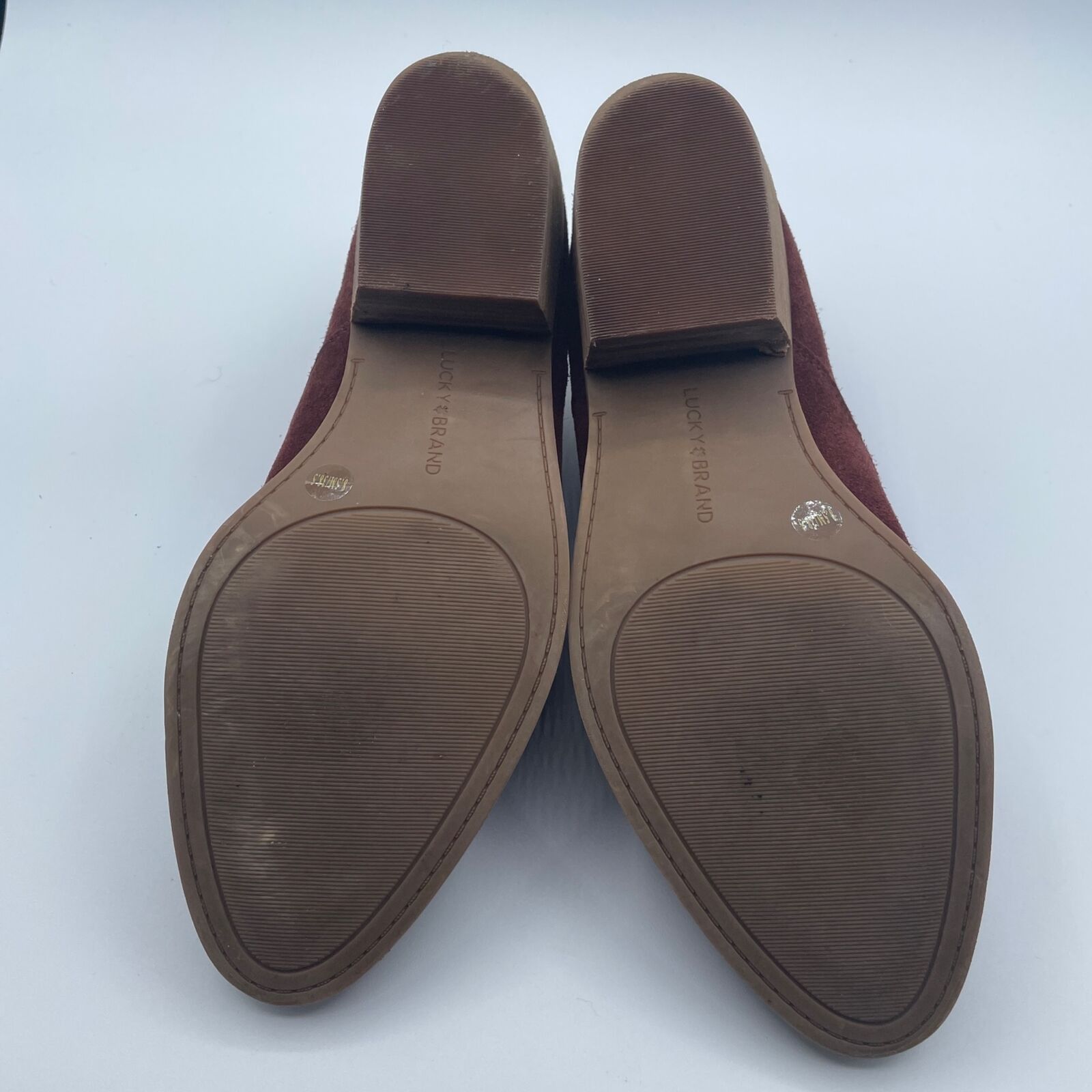 Lucky Brand Lucky Brand Fimberly Booties Suede Leather Red Womens 8.5 Size US 8.5 / IT 38.5 - 9 Thumbnail