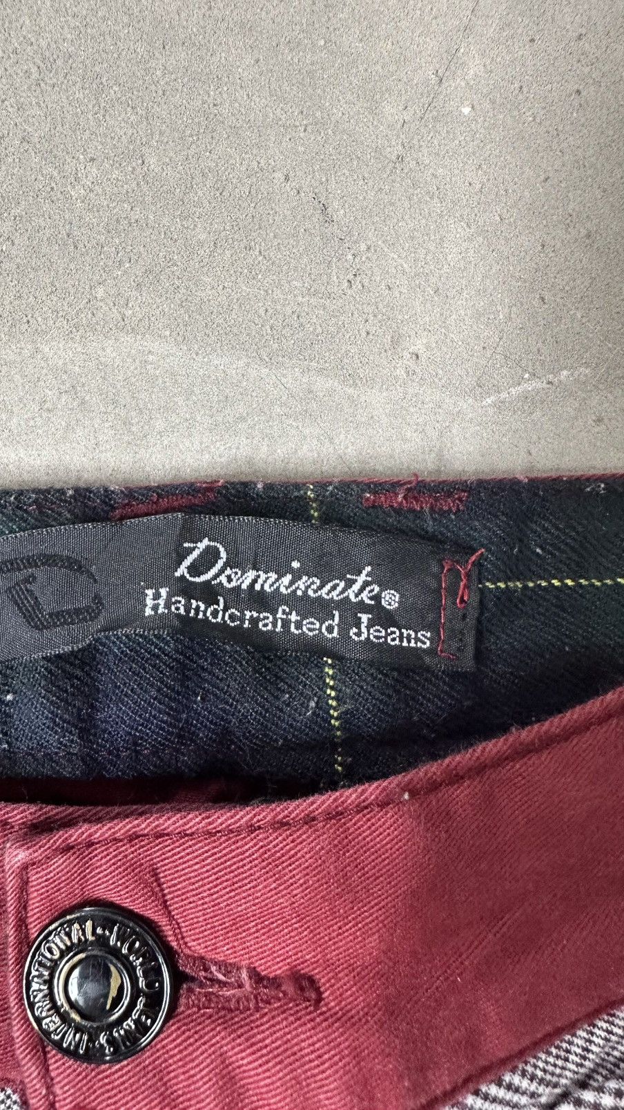 Japanese Brand DOMINATE HANDCRAFTED JEANS DOUBLE WAIST PANT Size US 36 / EU 52 - 9 Thumbnail