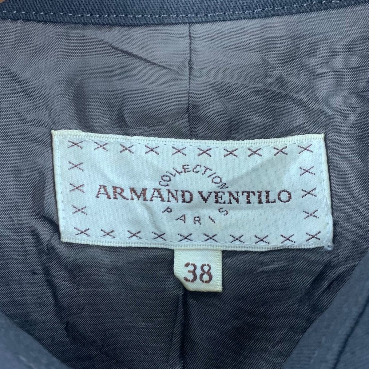 Vintage Vintage ARMAND VENTILO PARIS Double Breasted Peacoat Size S / US 4 / IT 40 - 4 Thumbnail
