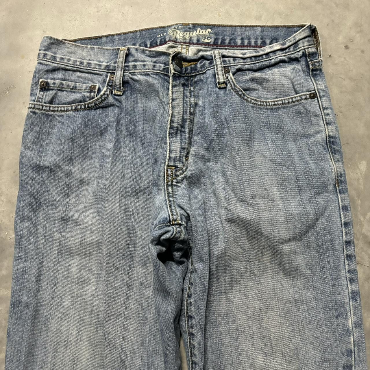 Japanese Brand × Vintage Crazy Vintage Y2K/2000s Grunge Faded Medium Wash Essential Denim Jeans! Size US 30 / EU 46 - 5 Thumbnail