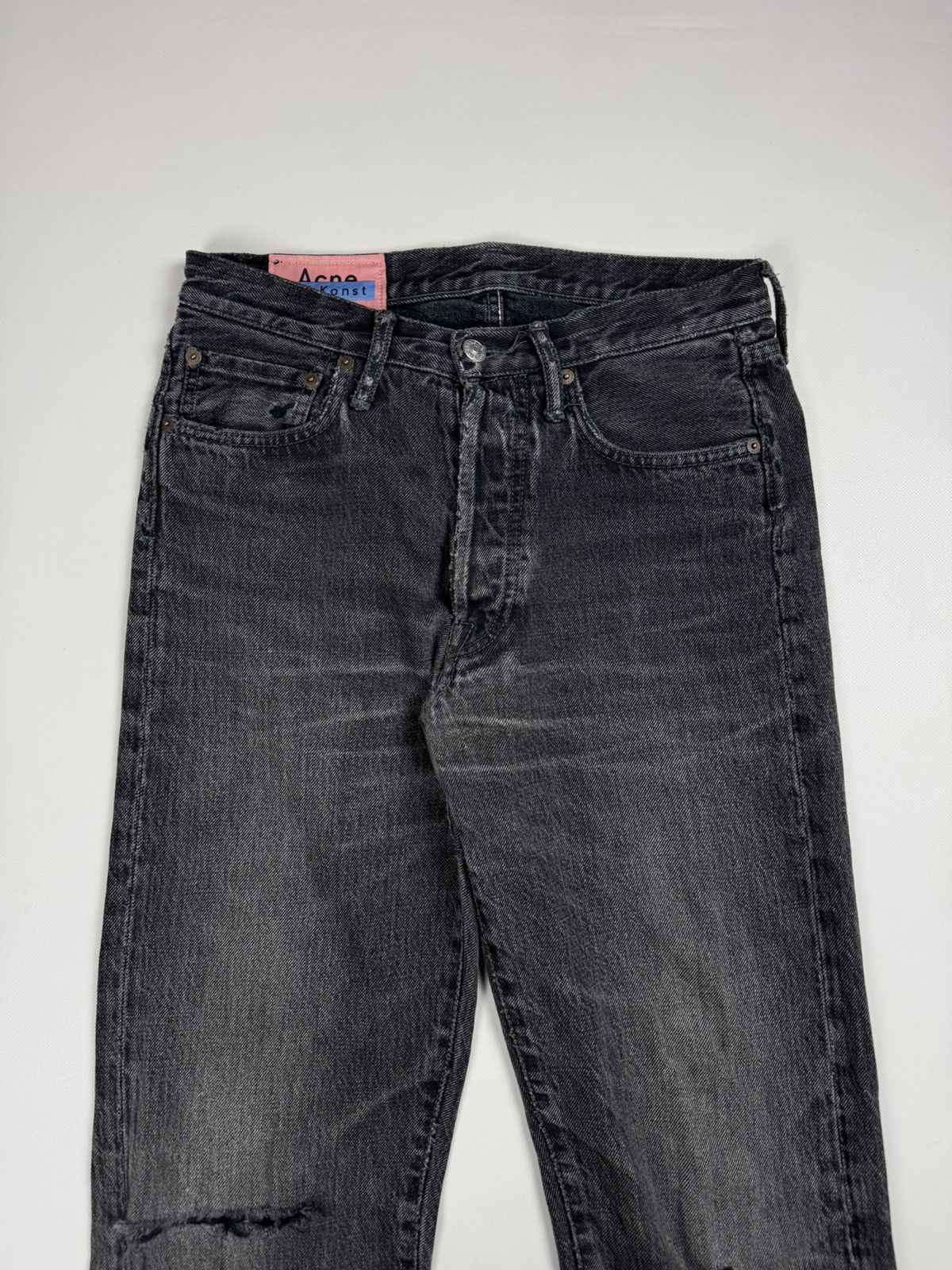 Acne Studios Acne Studios Bla Konst 1996 Used Distressed Denim Jeans Size US 29 - 5 Thumbnail
