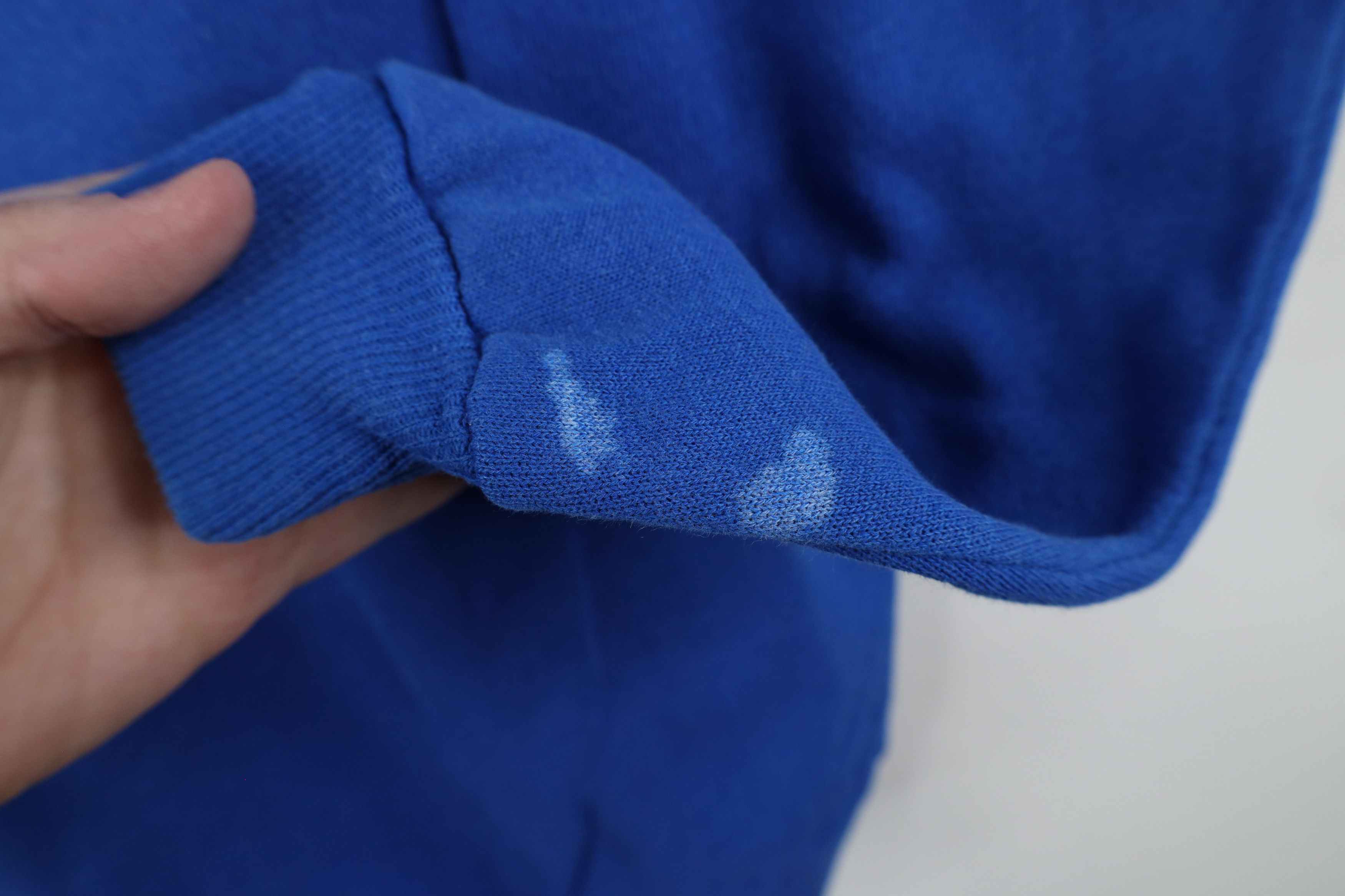 Hanes × Vintage Vintage 80s 90s Hanes Crewneck Sweatshirt Royal Blue USA Size XL / US 12-14 / IT 48-50 - 5 Thumbnail