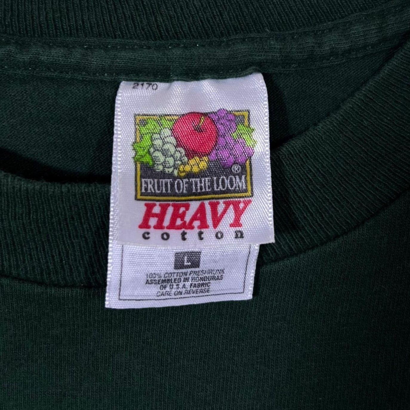 Fruit Of The Loom Vintage Bald Is Beautiful “Sitka Alaska” Bald Eagle Souvenir Green T-Shirt Large Size US L / EU 52-54 / 3 - 4 Thumbnail