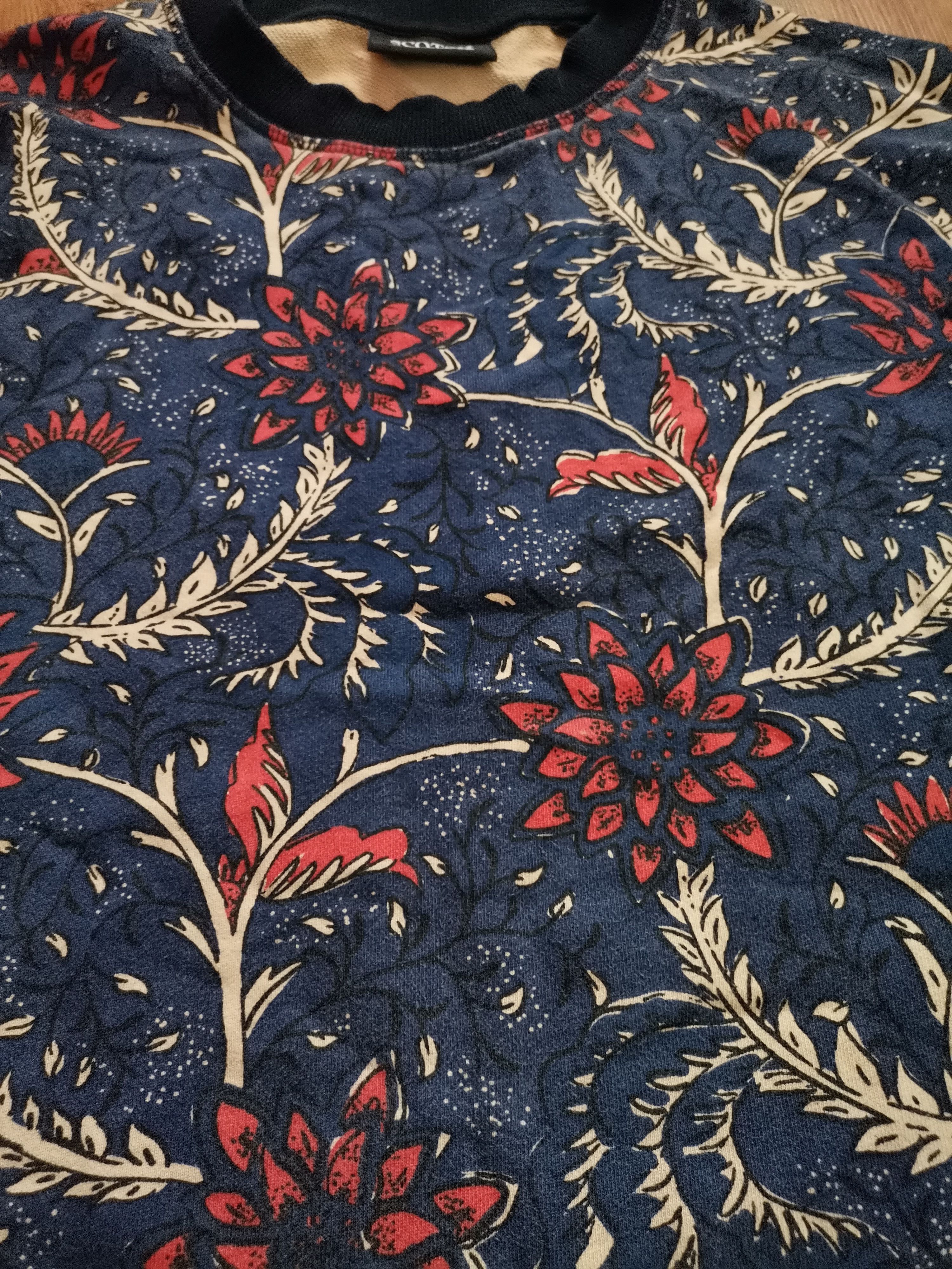 Scotch & Soda Scotch & Soda Floral Sweatshirt Size US L / EU 52-54 / 3 - 2 Thumbnail