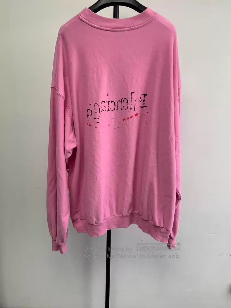 Balenciaga Balenciaga Alphabet Printed Round Neck Long Sleeve Sweatsh Size US S / EU 44-46 / 1 - 2 Thumbnail