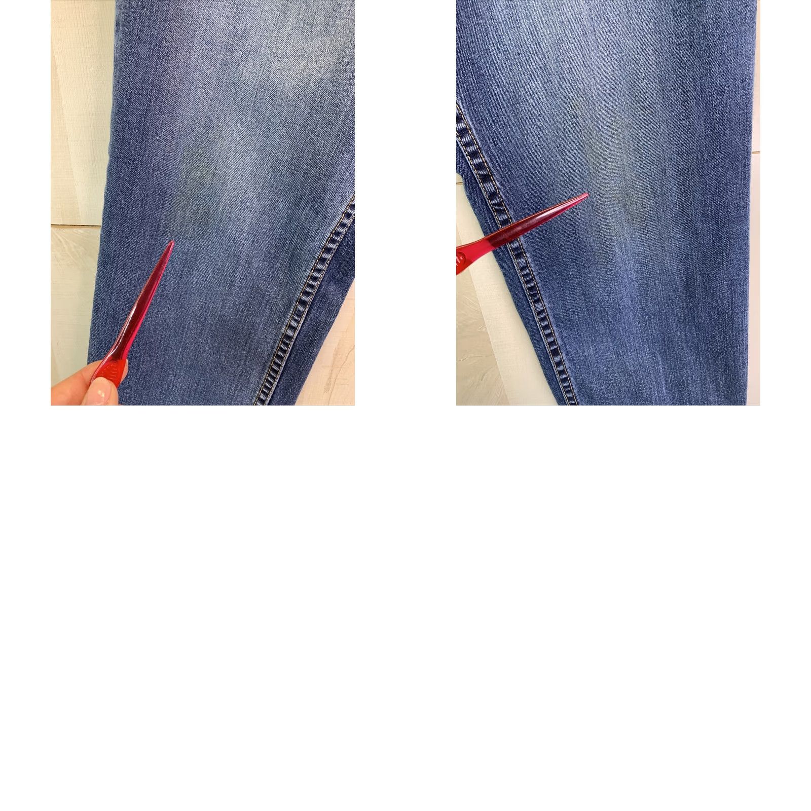 Calvin Klein Calvin Klein Jeans Women’s Slim Straight Blue Denim 33 Regular 5-Pocket Logo Vintage: No Details: Stains on Knee, Pre Owned, See Photos Mens? Womens Size 24" / US 00 / IT 34 - 8 Thumbnail