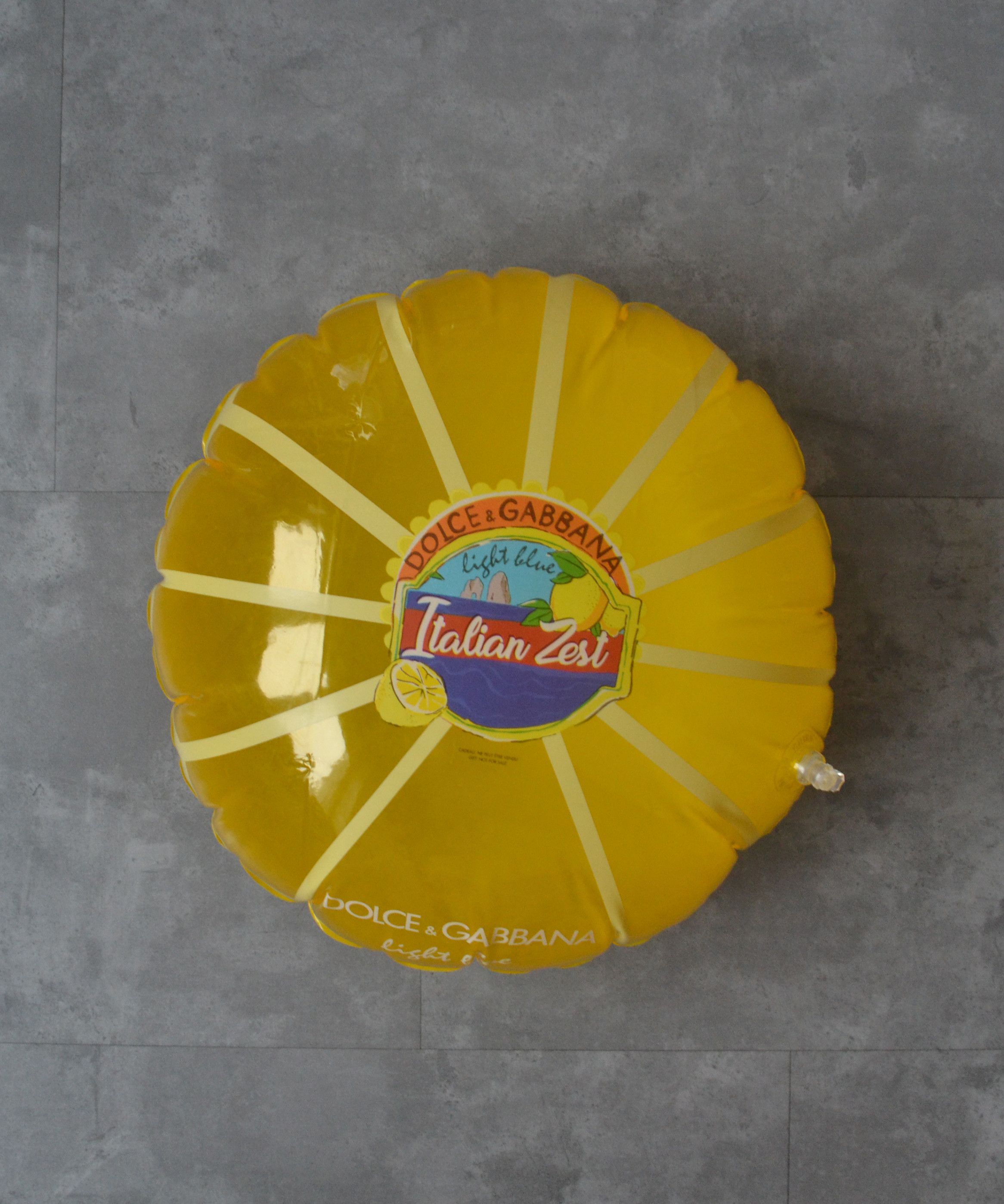 Dolce & Gabbana DOLCE GABBANA Inflatable Beach Ball Pillow Air Logo D&G Size ONE SIZE - 5 Thumbnail