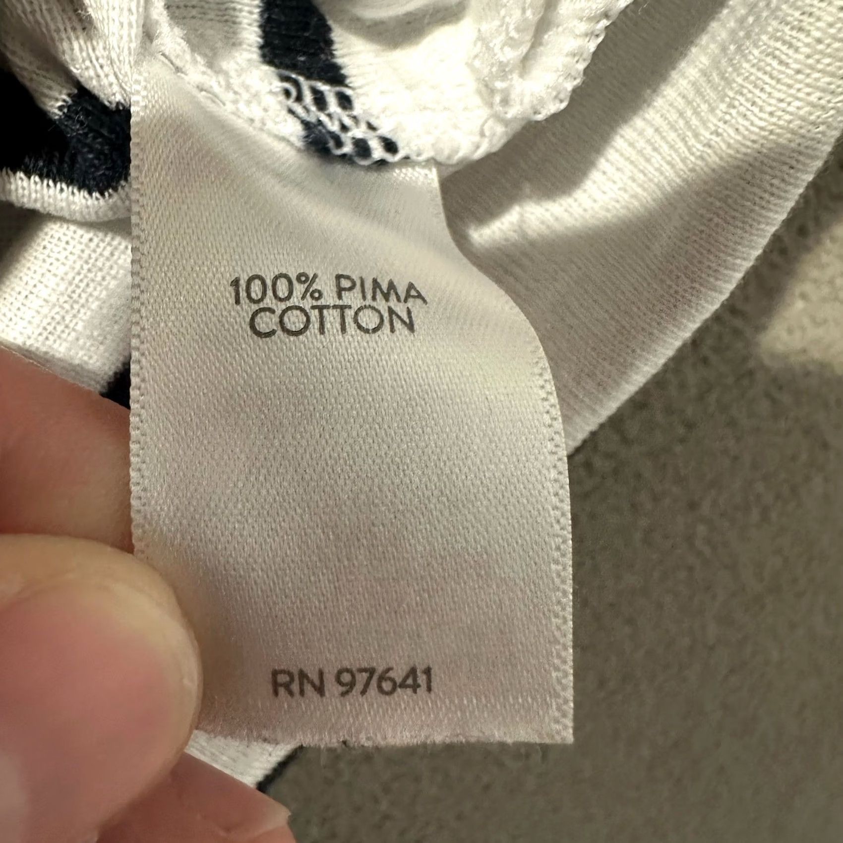 J. Jill J Jill Shirt Womens XL White Black Striped Boat Neck Shoulder Buttons GUC Size XL / US 12-14 / IT 48-50 - 7 Thumbnail