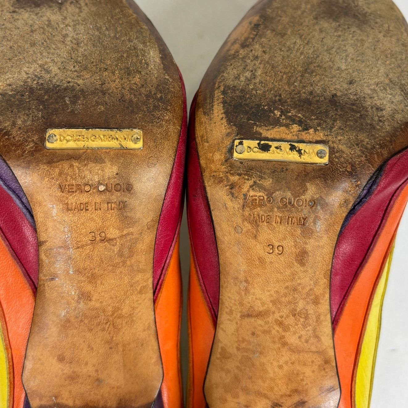 Dolce & Gabbana Dolce & Gabbana Rainbow Pumps High Heels Pointed 39 US 9 Size US 9 / IT 39 - 9 Thumbnail