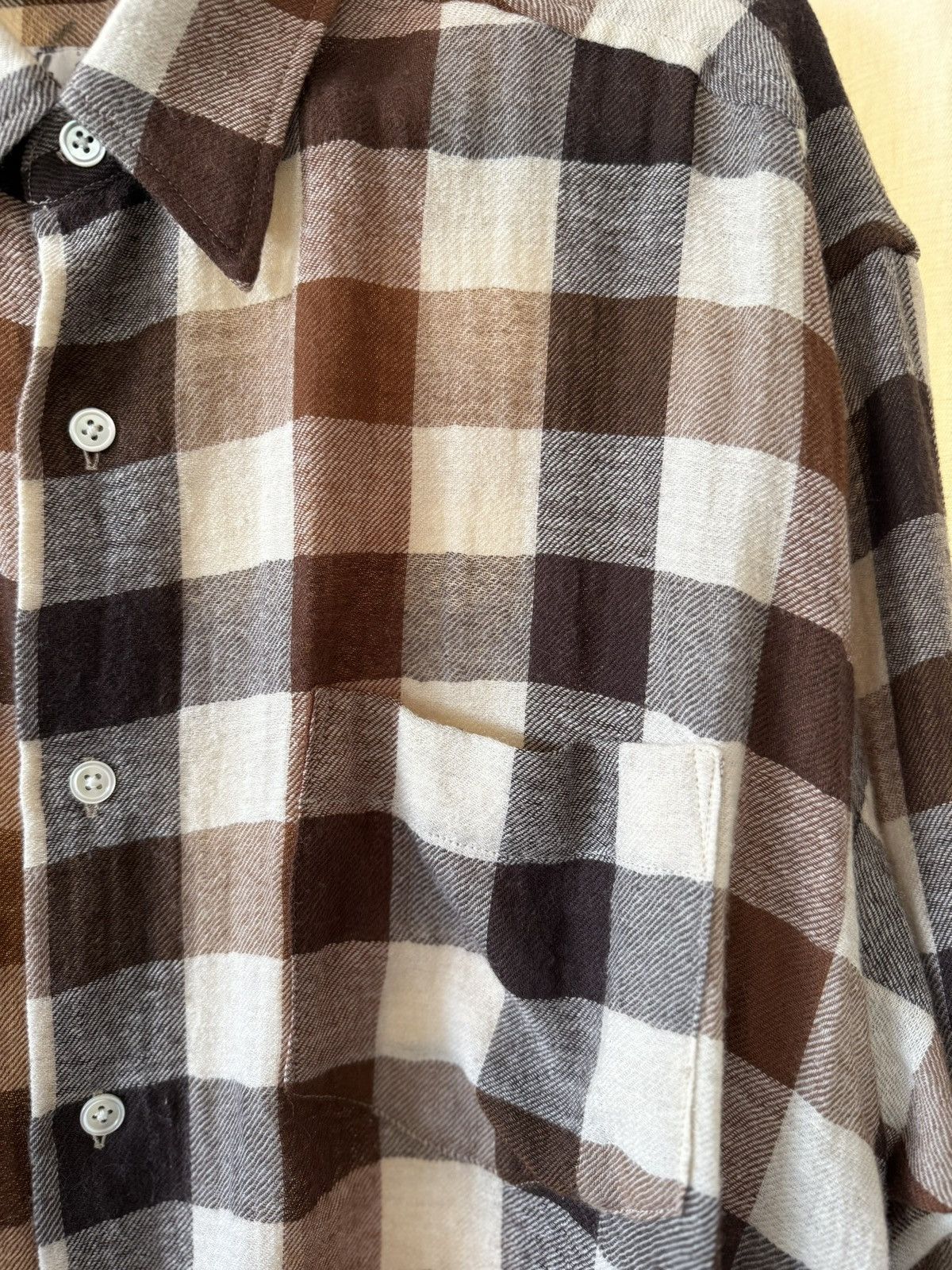 Other I AM DORK Hidden Button Shirt Wool Cotton Size US M / EU 48-50 / 2 - 2 Thumbnail