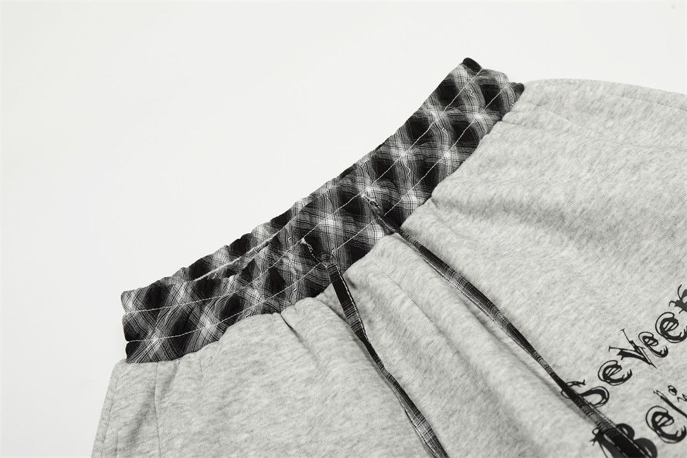 Vintage Men's retro wide-leg letter print scimitar casual pants Size US 32 / EU 48 - 3 Thumbnail