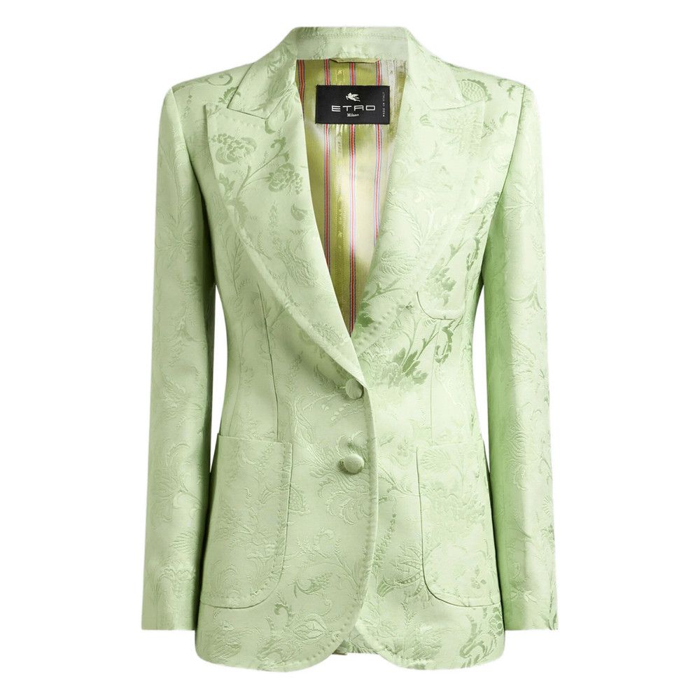 Etro Etro GREEN Jackets - Fitted Jackets Size M / US 6-8 / IT 42-44 - 1 Thumbnail