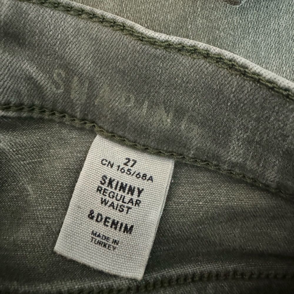 Other & Denim SZ 27 Skinny Shaping black jeans Size 27" / US 4 / IT 40 - 3 Thumbnail