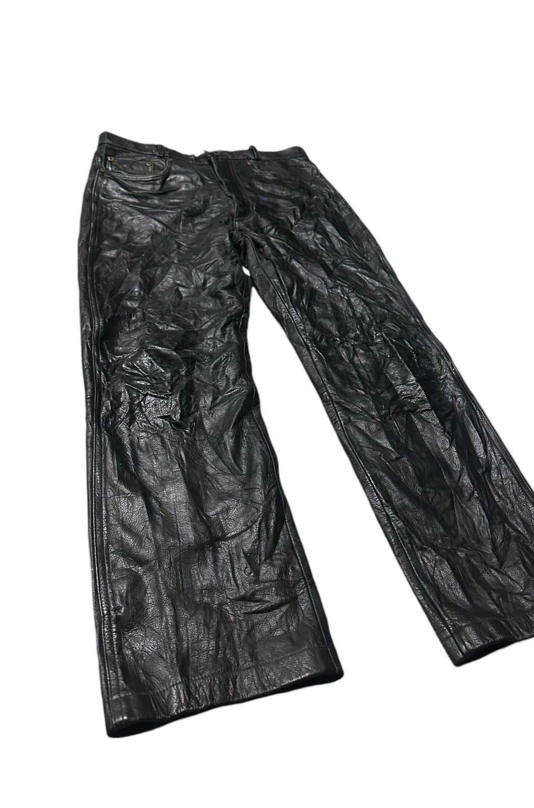 Leather Casual leather pants Size US 30 / EU 46 - 4 Thumbnail