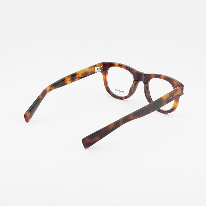 Saint Laurent Paris Saint Laurent SL571 OPT 003 Eyeglasses Havana 49mm Round Size ONE SIZE - 3 Thumbnail