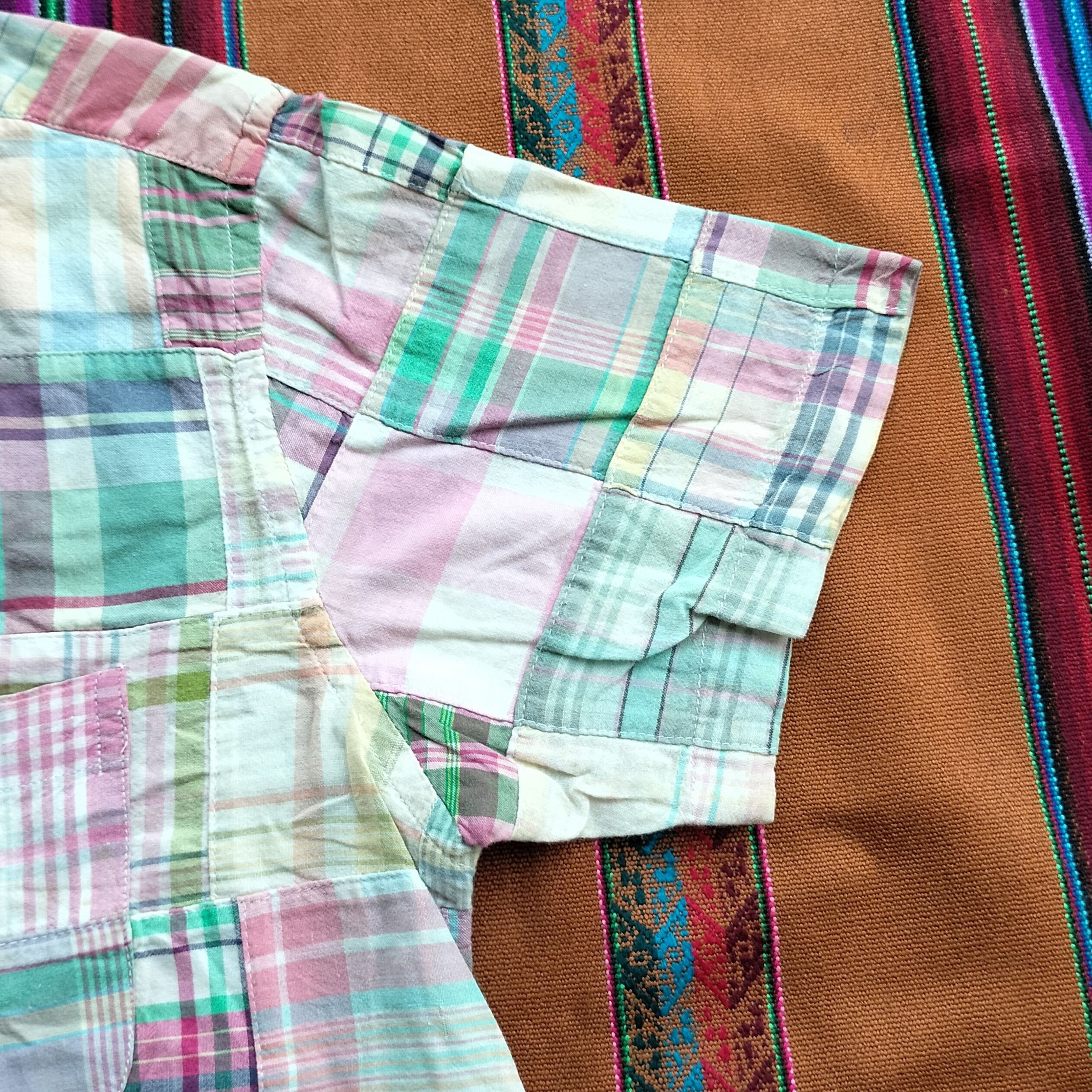 Beams Plus Beams plus patchwork ss shirt Size US S / EU 44-46 / 1 - 5 Thumbnail