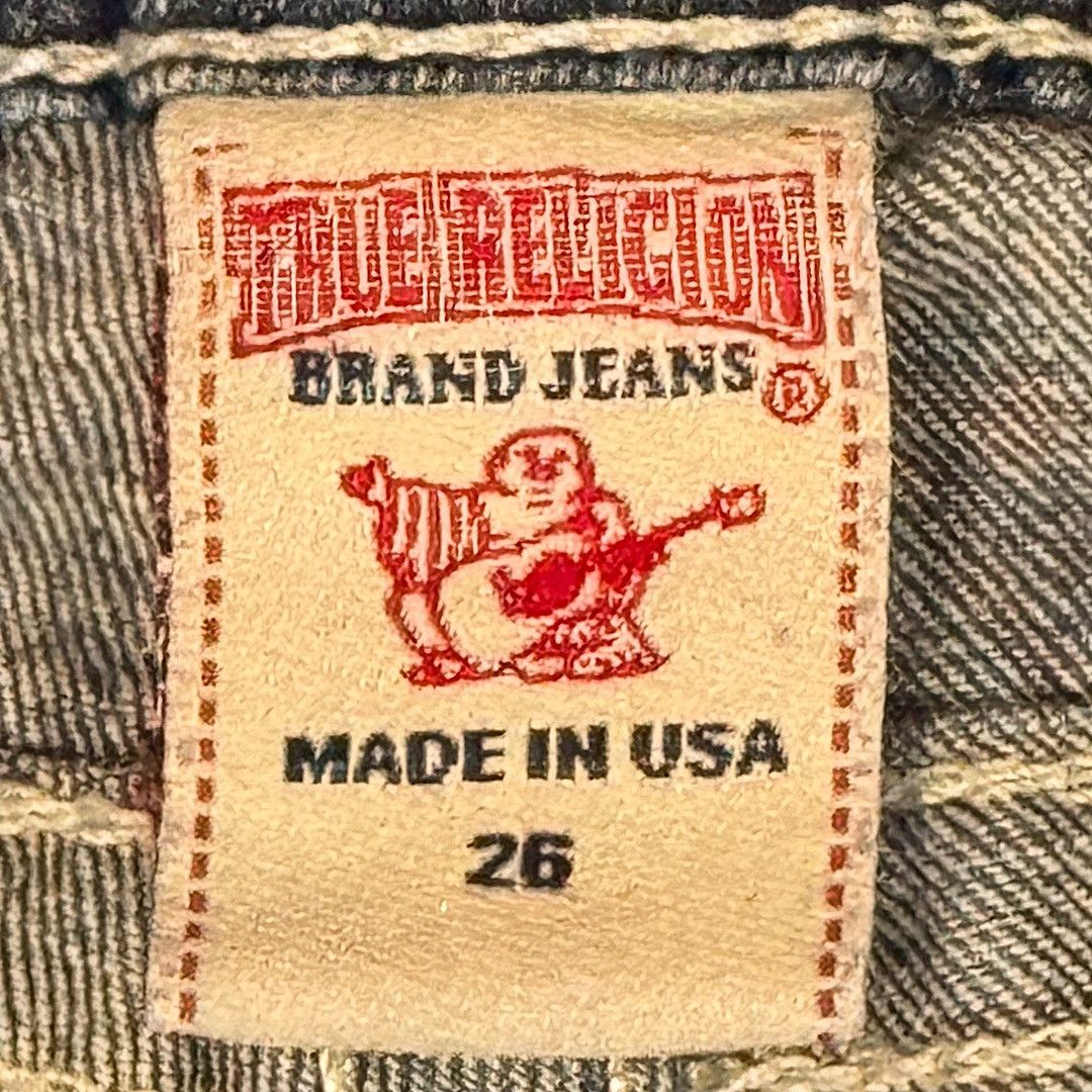 True Religion TRUE RELIGION Vintage Jeans Womens 26 Rainbow Embroidered Size 26" / US 2 / IT 38 - 10 Thumbnail