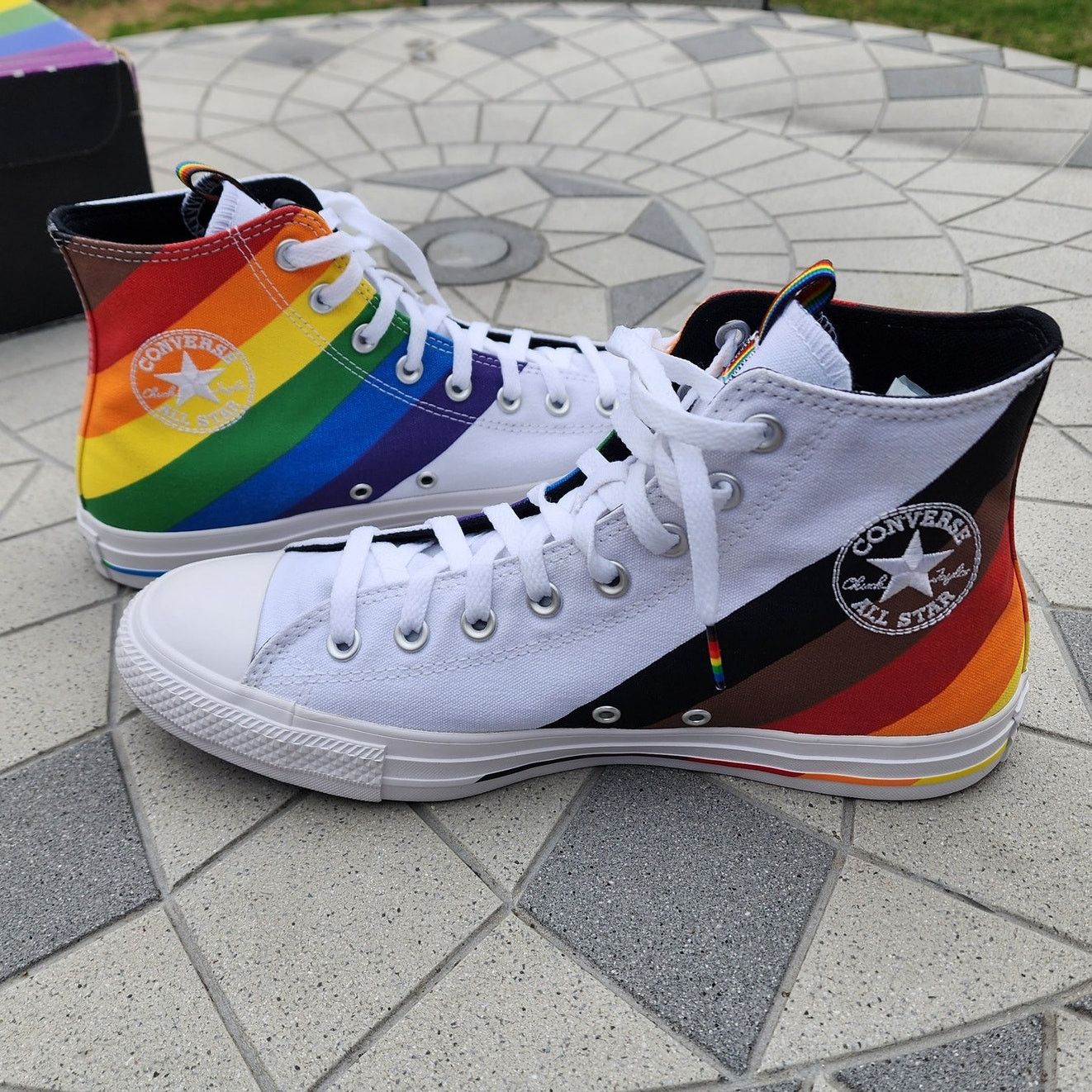 Converse Converse Chuck Taylor All Star Pride Canvas Hi Top Sneakers Size US 11 / IT 41 - 7 Thumbnail