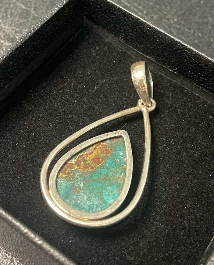 Designer Multi Color Chrysocolla .925 Size ONE SIZE - 3 Thumbnail