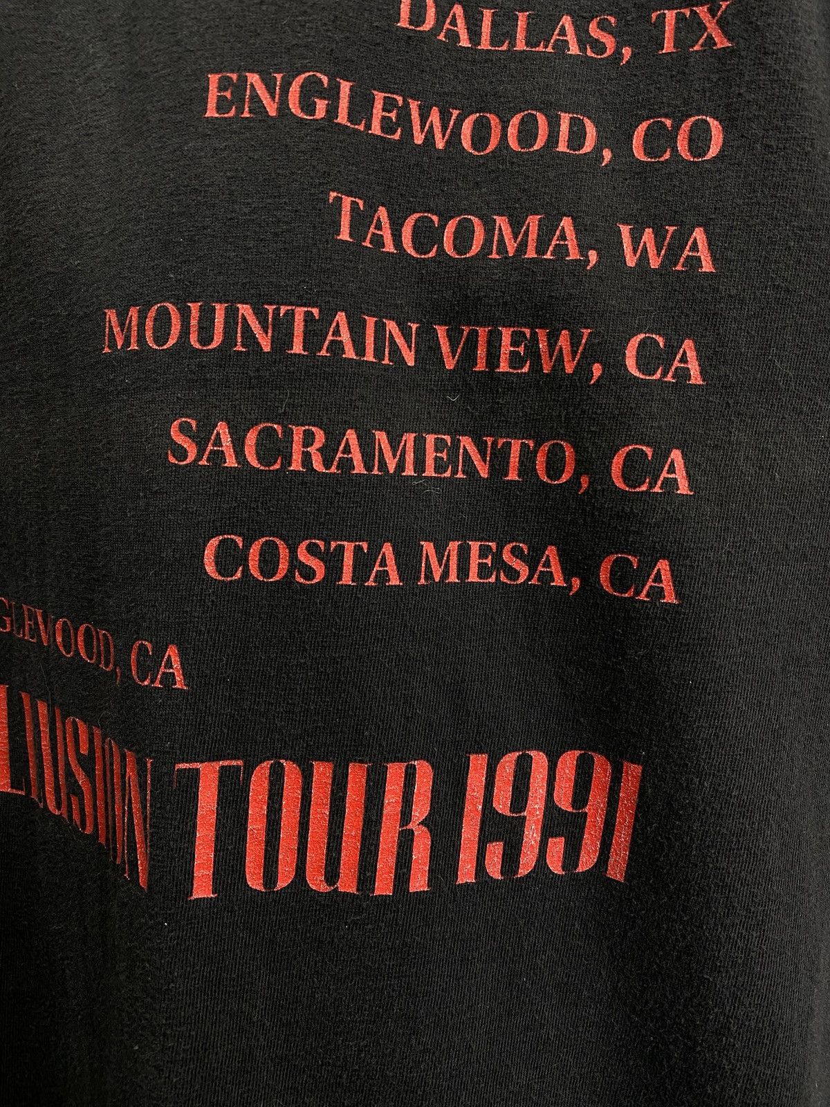 Band Tees Vintage 1991 Guns N’ Roses Band Tour T-Shirt Large Size US L / EU 52-54 / 3 - 4 Thumbnail