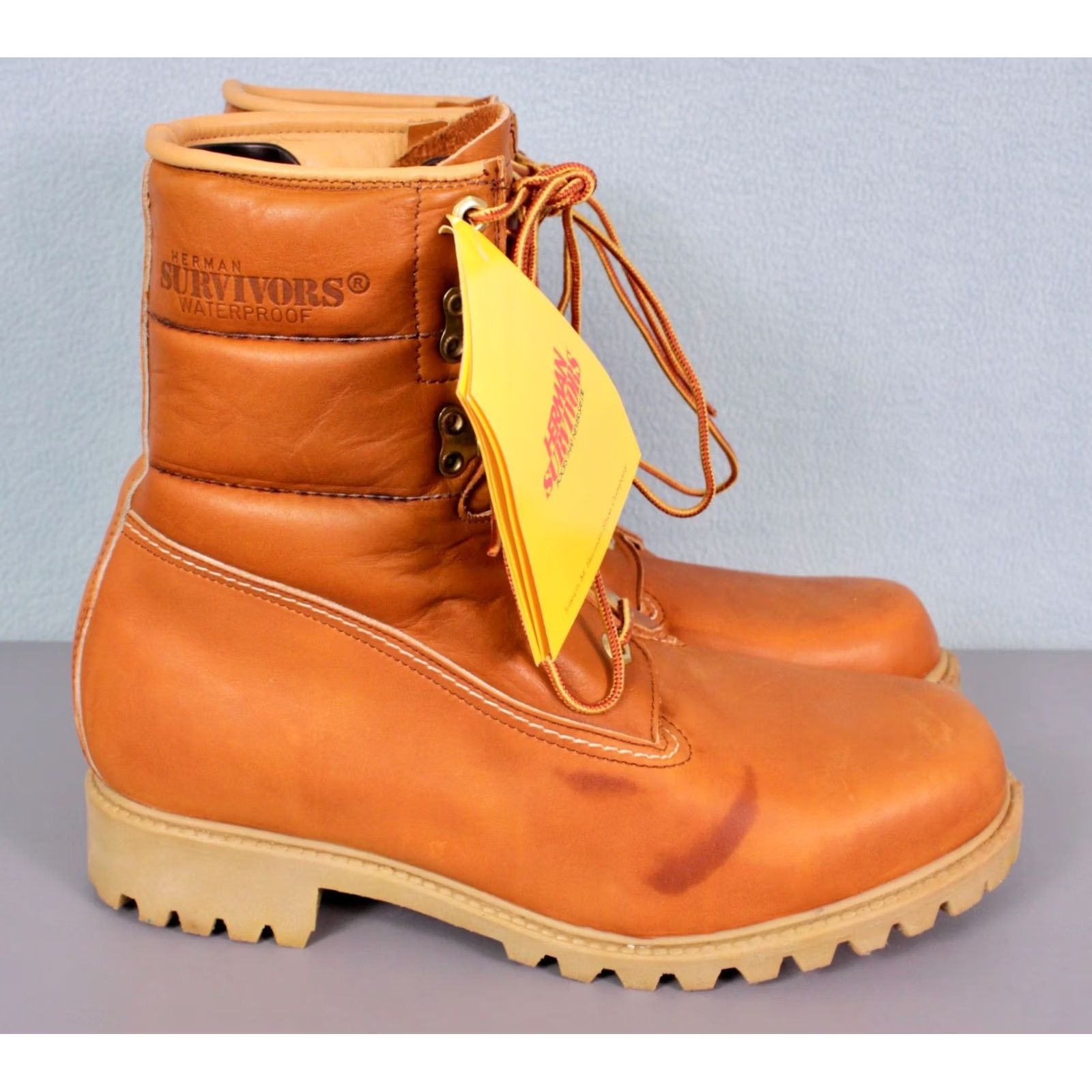 Vintage VINTAGE Herman Survivors Hunting Boots 10 M 80s Leather Brown Mens Size US 10 / EU 43 - 5 Thumbnail