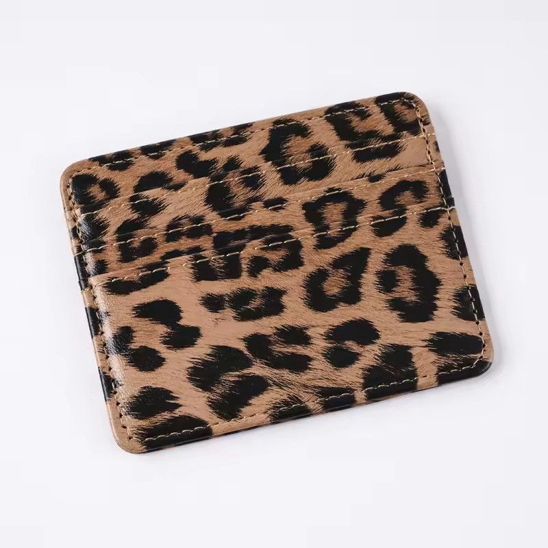 Japanese Brand Y2k cheetah leopard print wallet cardholder Size ONE SIZE - 7 Thumbnail