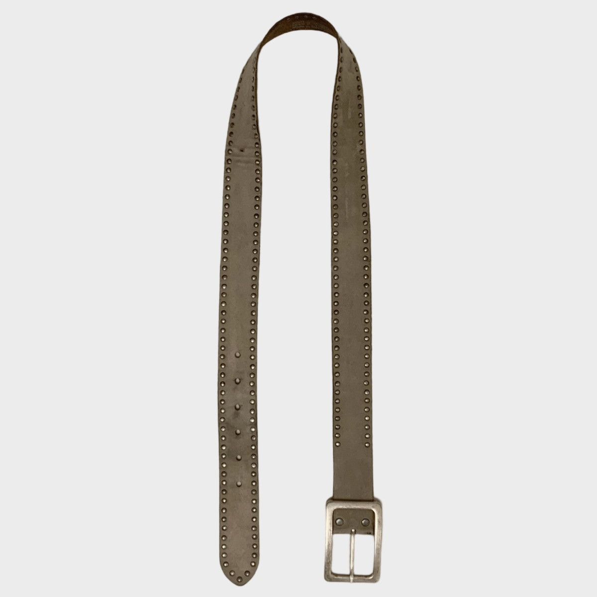 Vintage vanzetti vintage beige leather belt Size ONE SIZE - 2 Thumbnail