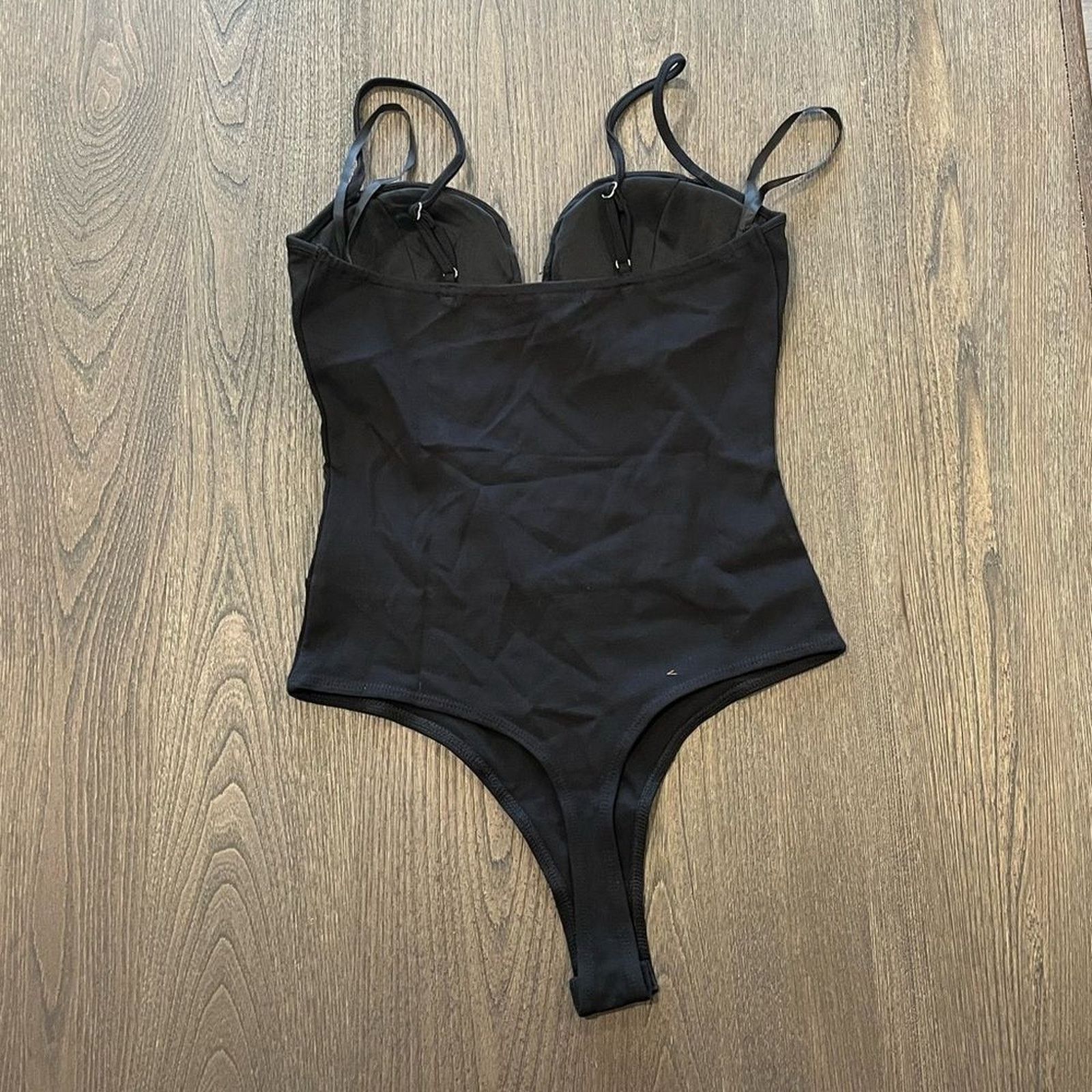 Guess NWOT Guess Los Angeles Black Corset Bodysuit Spaghetti Sz S Size S / US 4 / IT 40 - 6 Thumbnail