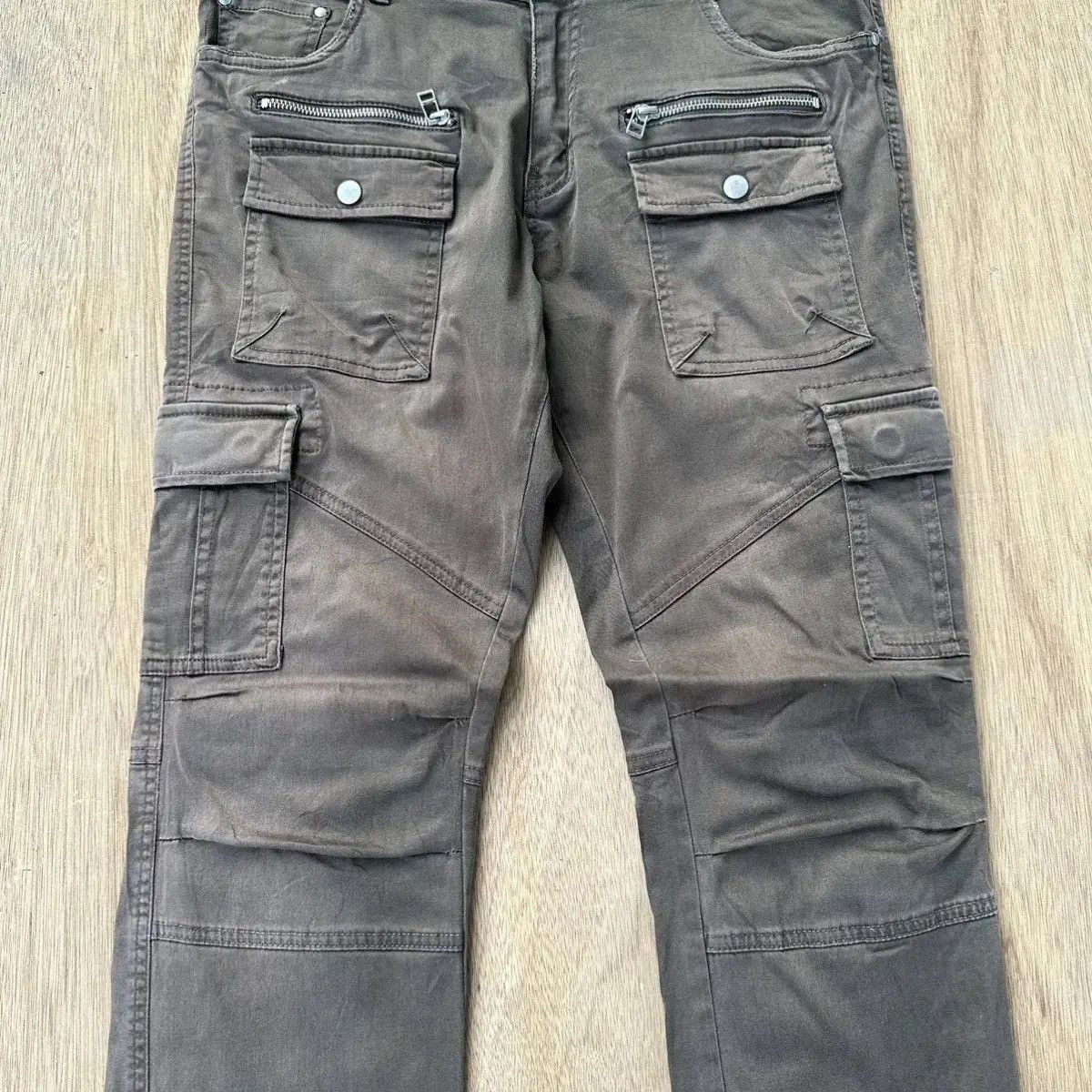 14th Addiction SEMATIC DESIGN JAPANESE MULTIPOCKET BONDAGE VERY RARE PANTS Size US 32 / EU 48 - 2 Thumbnail